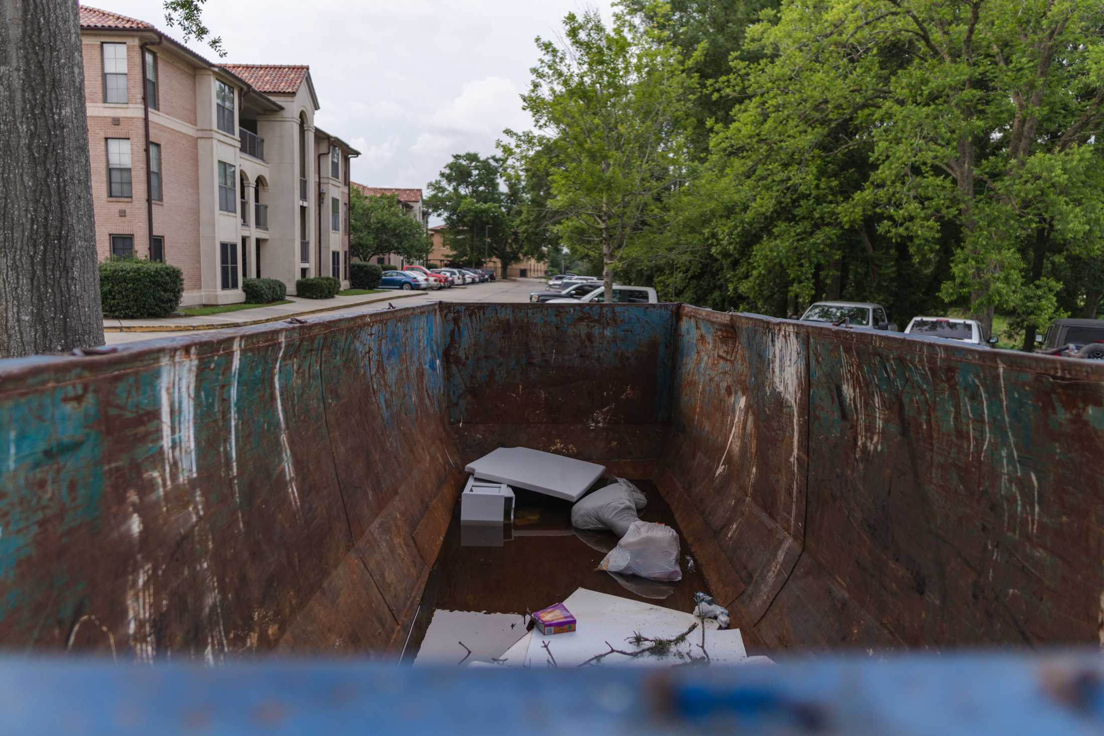 PHOTOS: Freshmen move out, create dumpsters full of waste