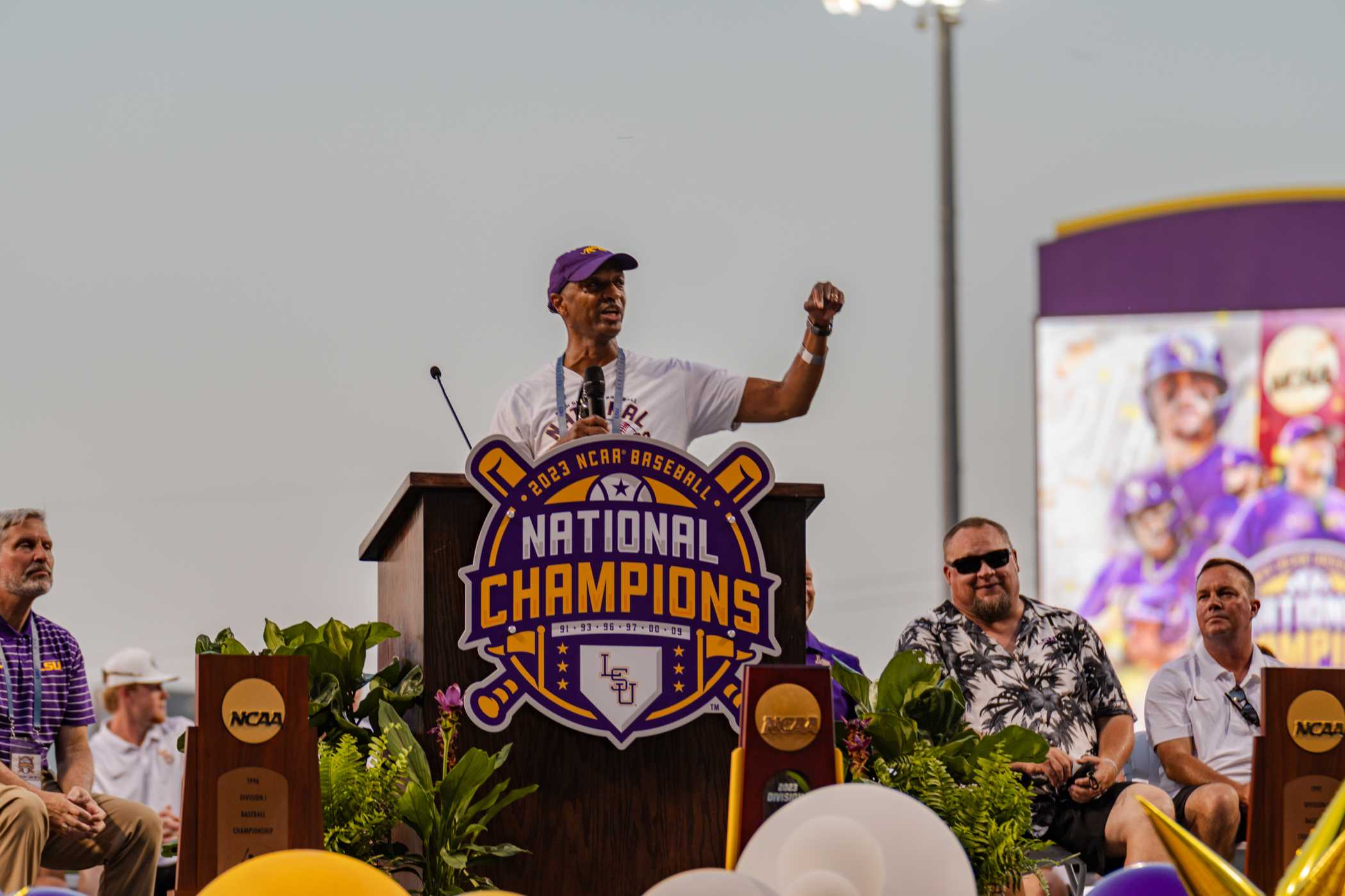 PHOTOS: LSU baseball celebrates its national championship title at Alex Box Stadium