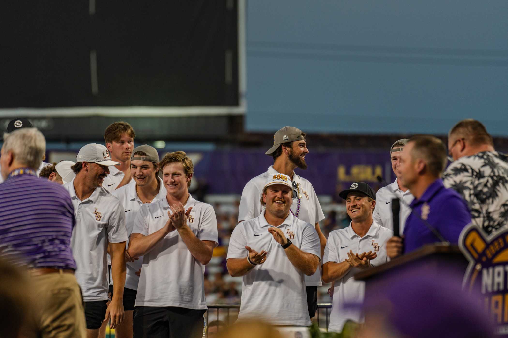 PHOTOS: LSU baseball celebrates its national championship title at Alex Box Stadium