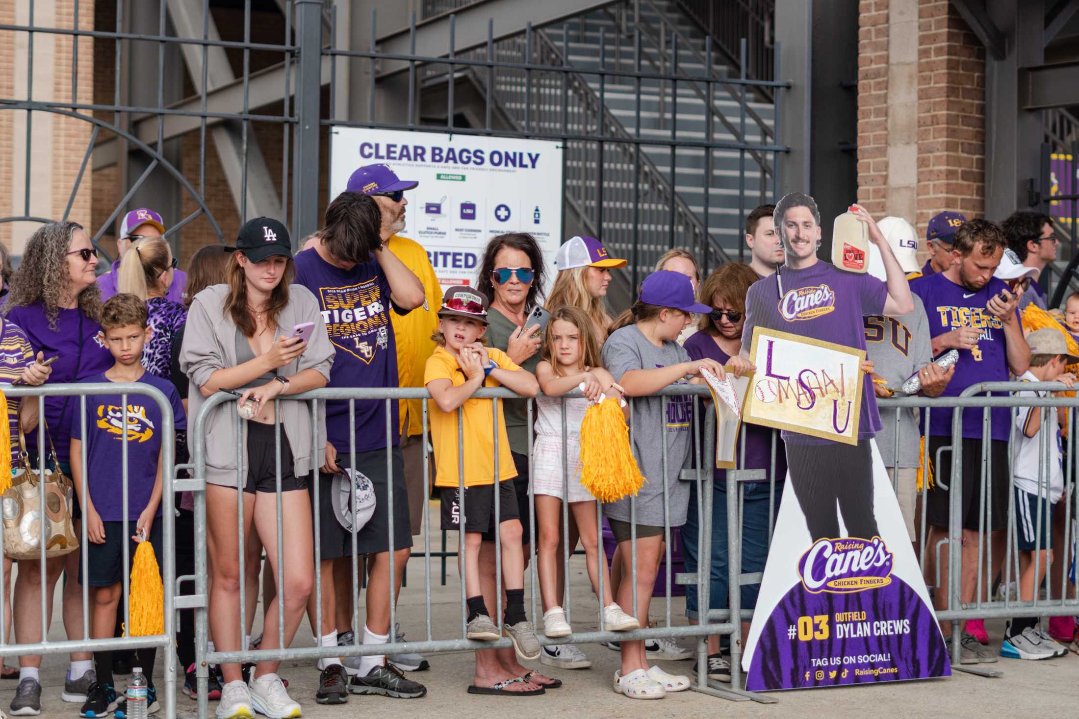 PHOTOS: LSU baseball heads to Omaha as fans cheer them on