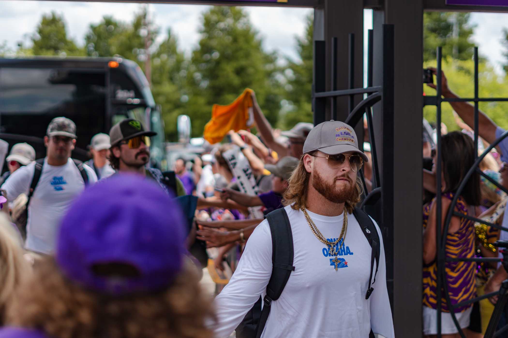 PHOTOS: Fans welcome home the championship LSU baseball team