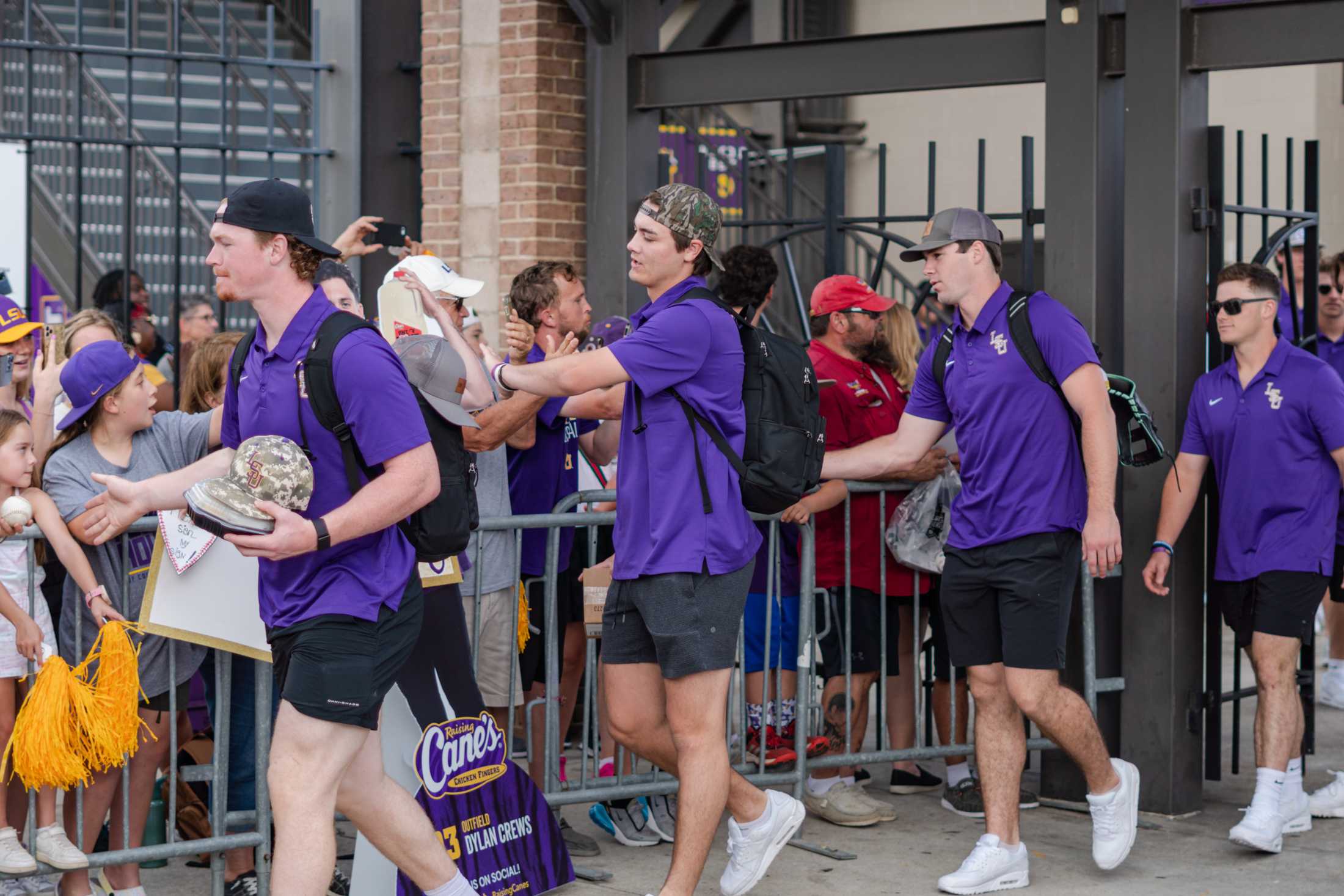 PHOTOS: LSU baseball heads to Omaha as fans cheer them on