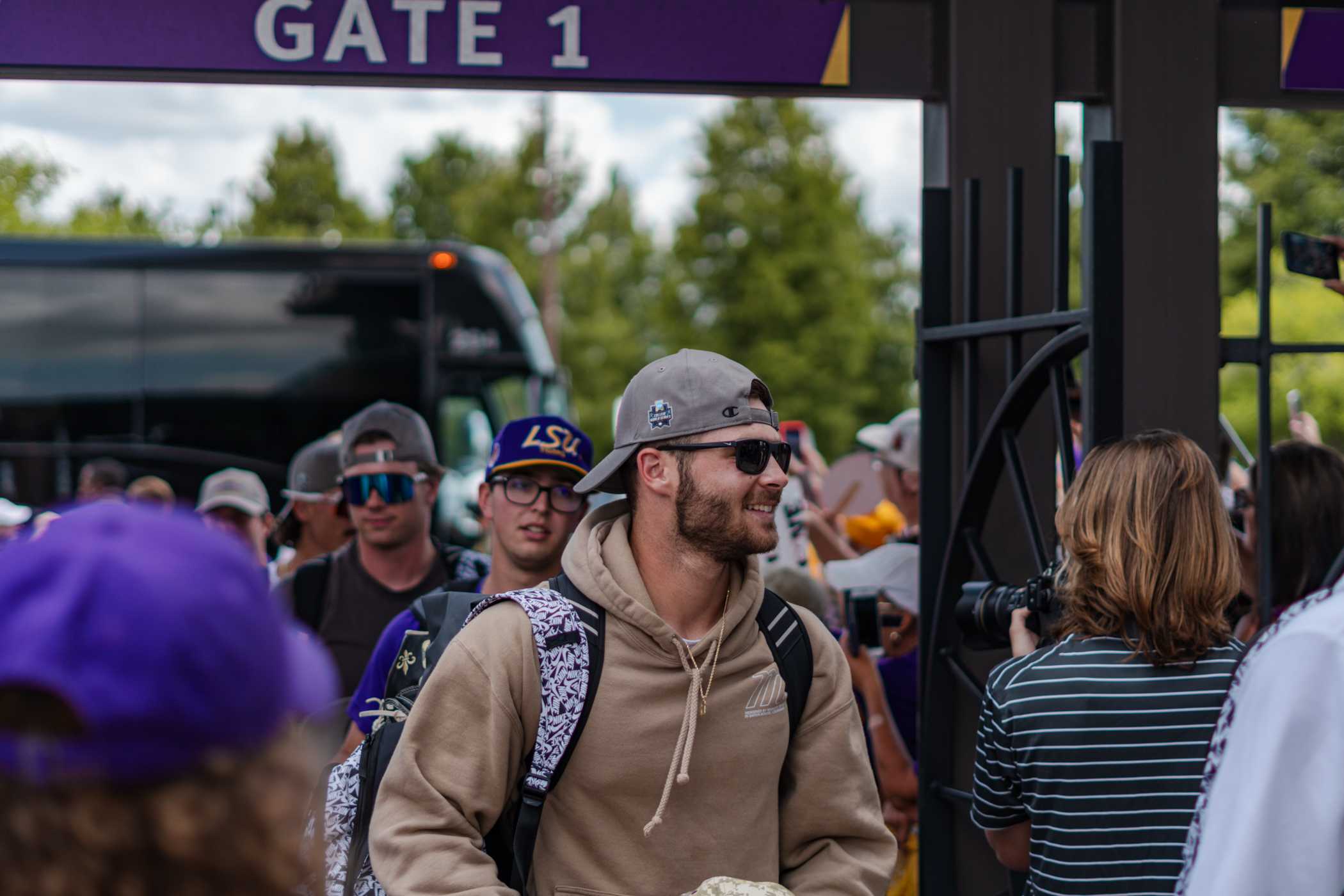 PHOTOS: Fans welcome home the championship LSU baseball team