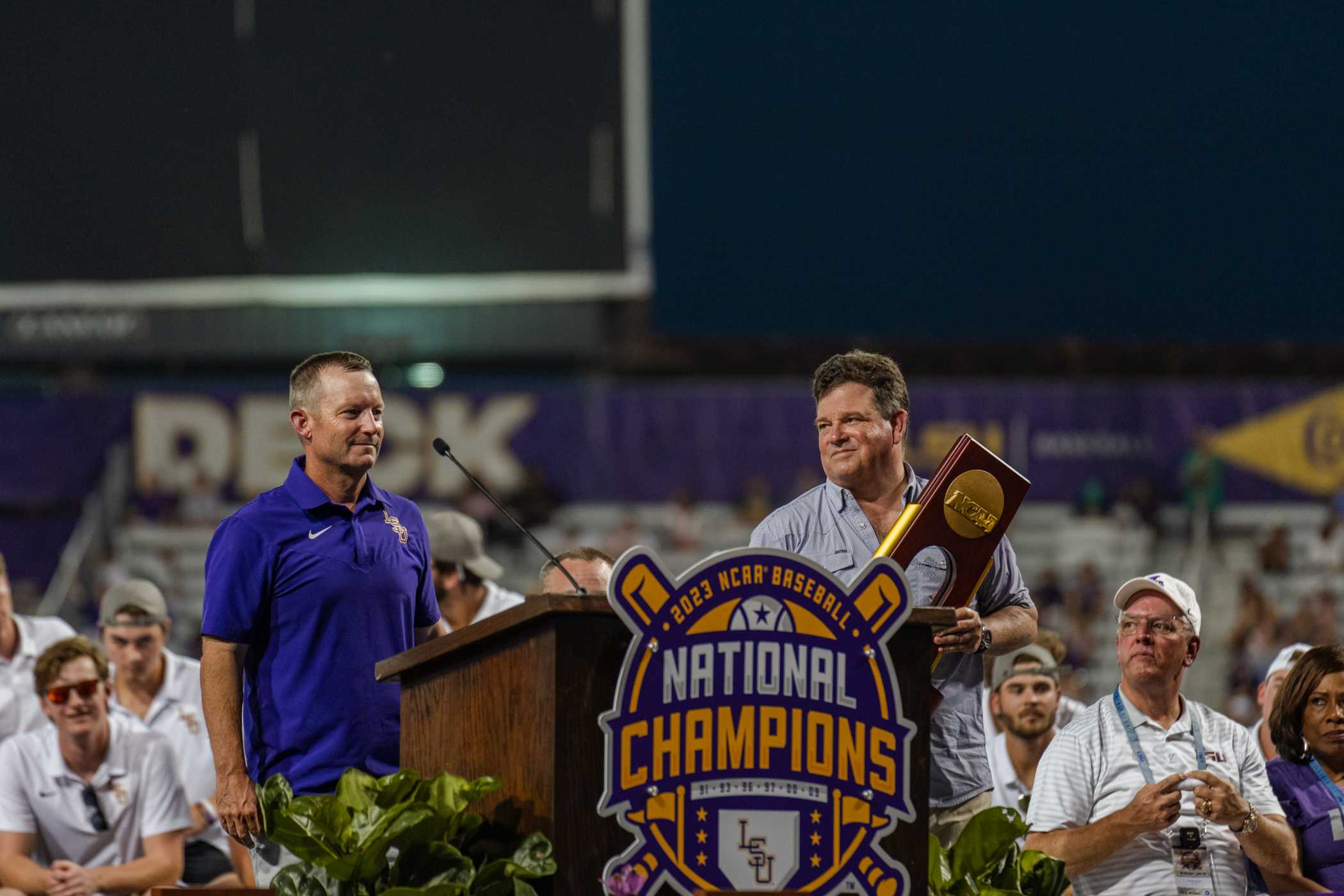 PHOTOS: LSU baseball celebrates its national championship title at Alex Box Stadium