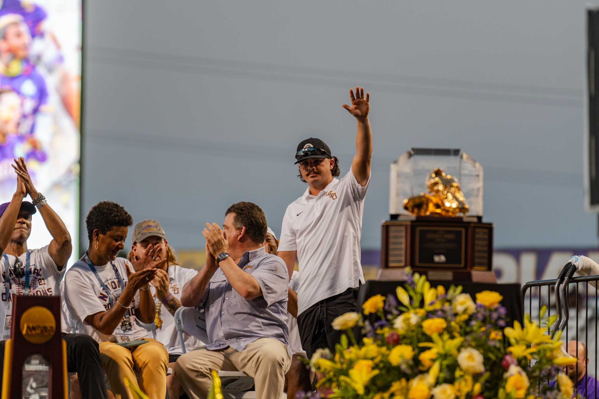 PHOTOS: LSU baseball celebrates its national championship title at Alex Box Stadium