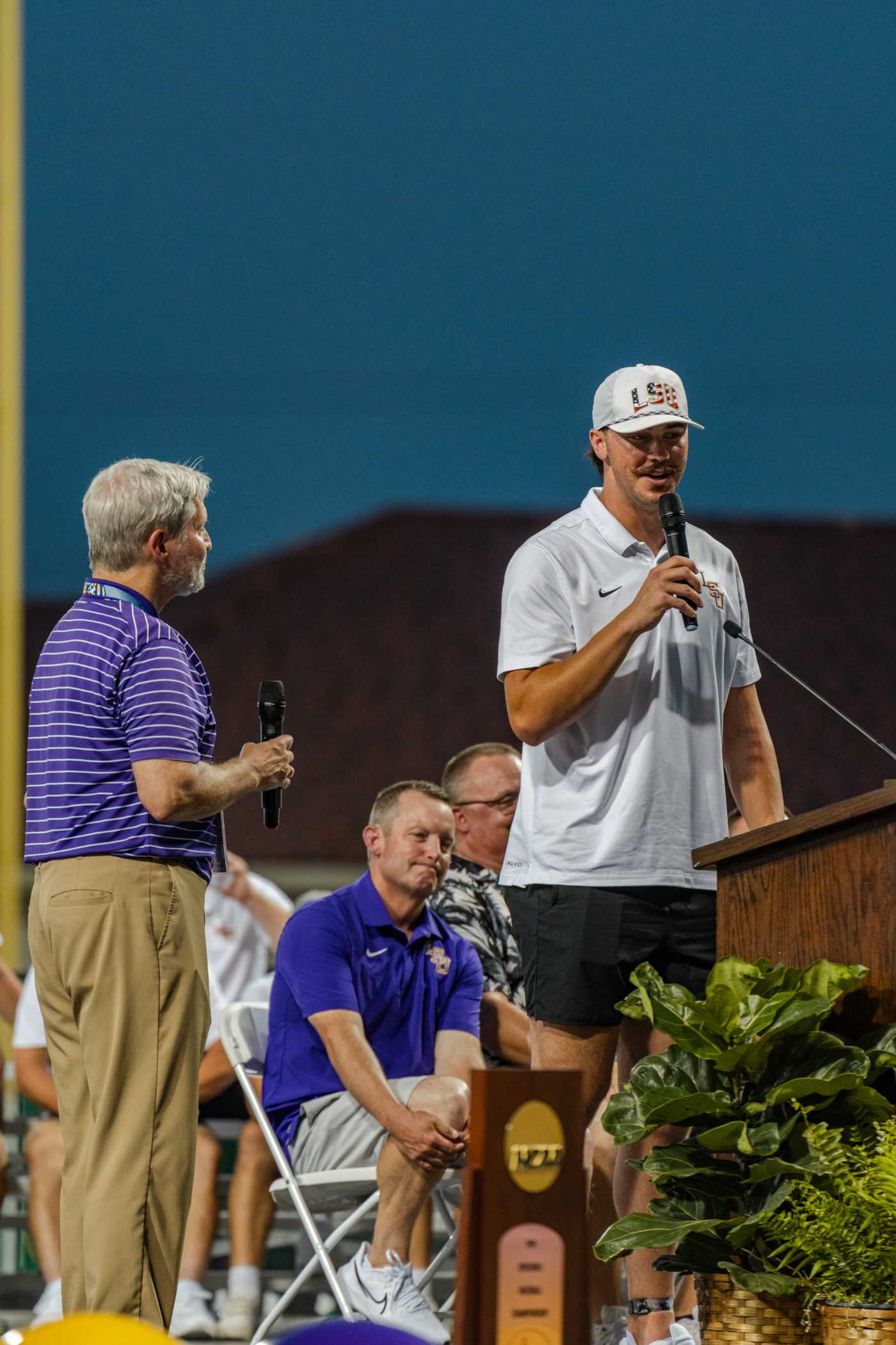 PHOTOS: LSU baseball celebrates its national championship title at Alex Box Stadium