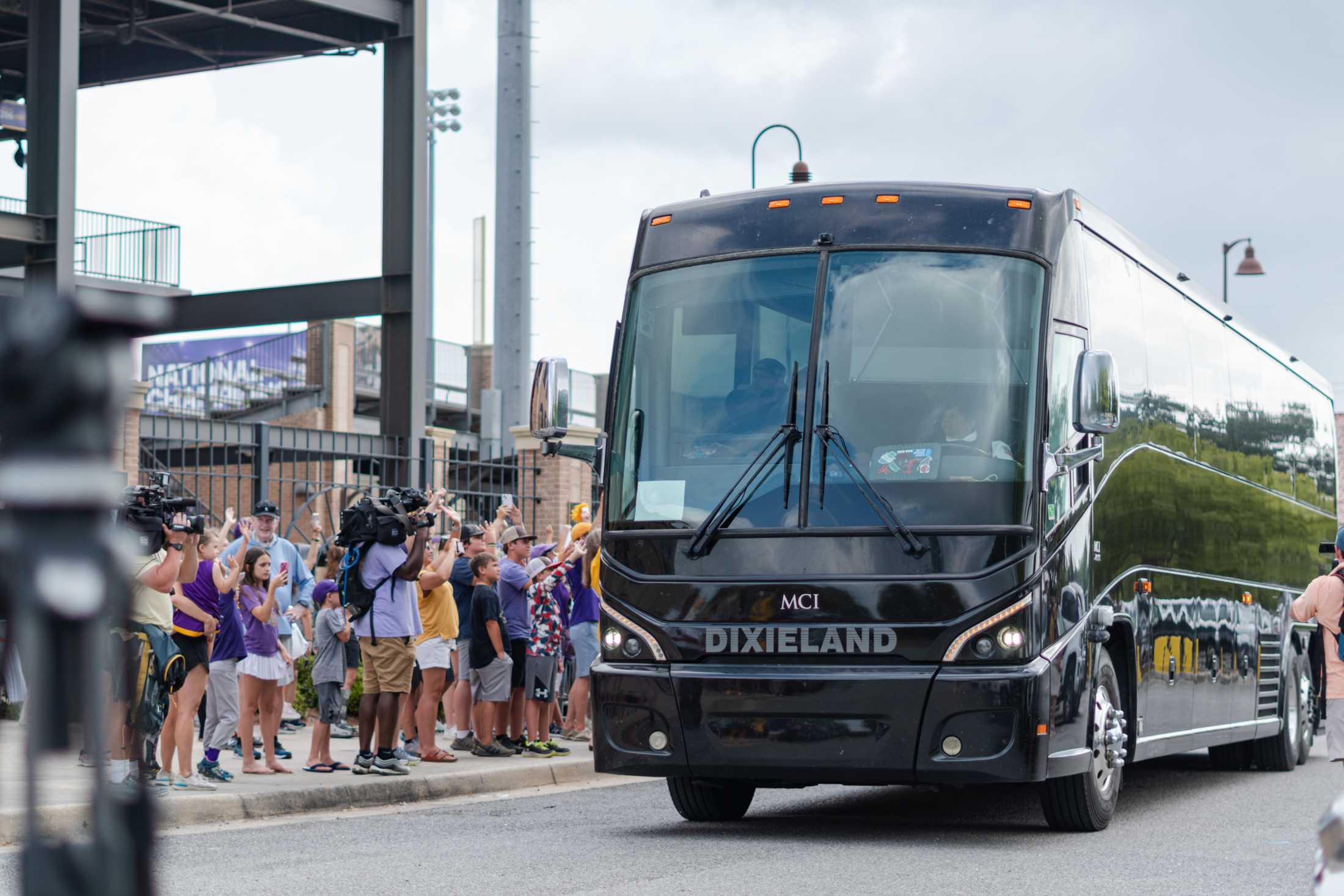 PHOTOS: LSU baseball heads to Omaha as fans cheer them on