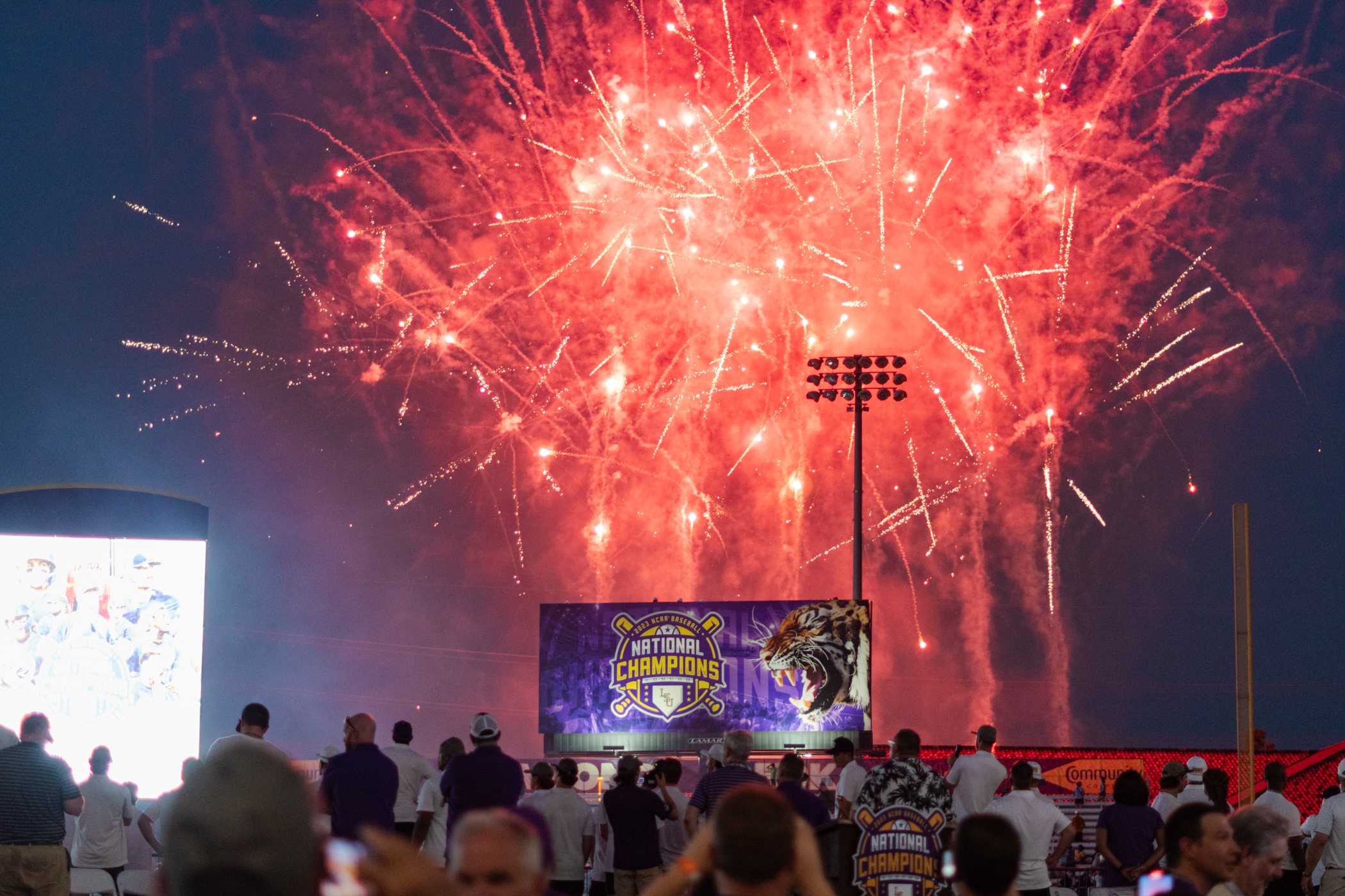 PHOTOS: LSU baseball celebrates its national championship title at Alex Box Stadium