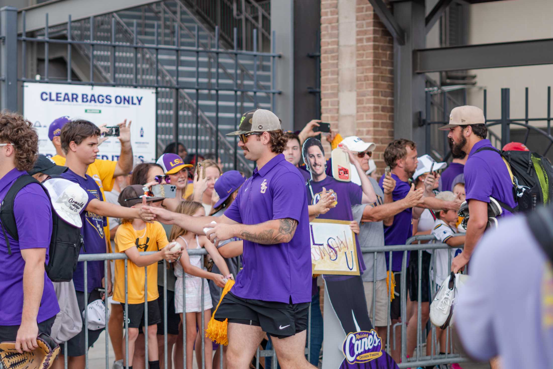 PHOTOS: LSU baseball heads to Omaha as fans cheer them on