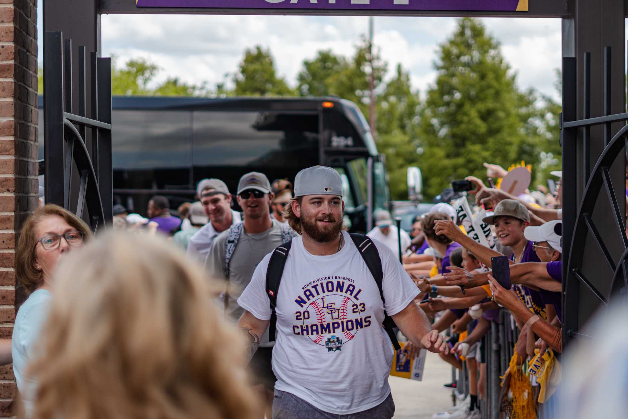 PHOTOS: Fans welcome home the championship LSU baseball team