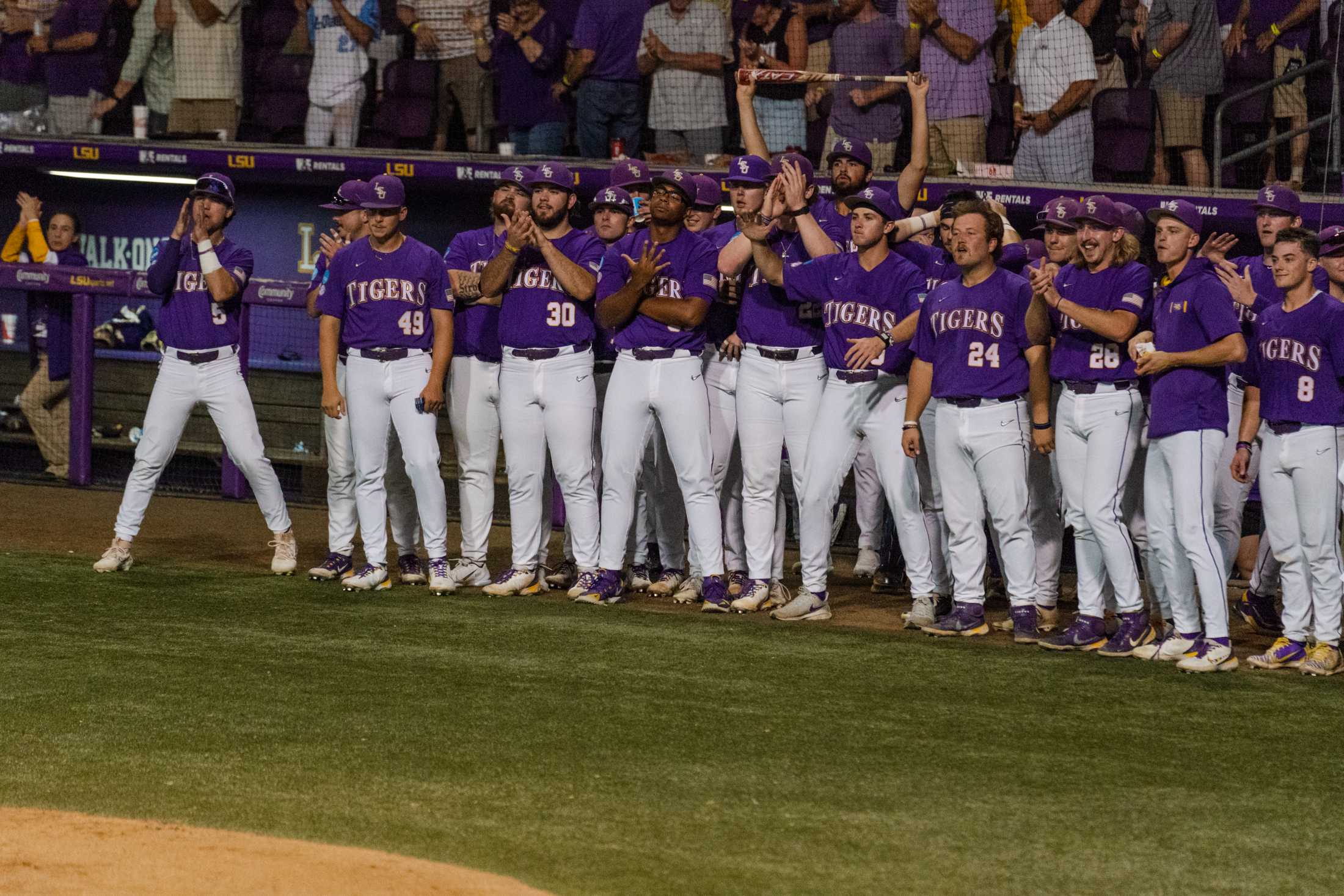 PHOTOS: LSU baseball shuts out Kentucky 14-0 in first game of the Super Regionals