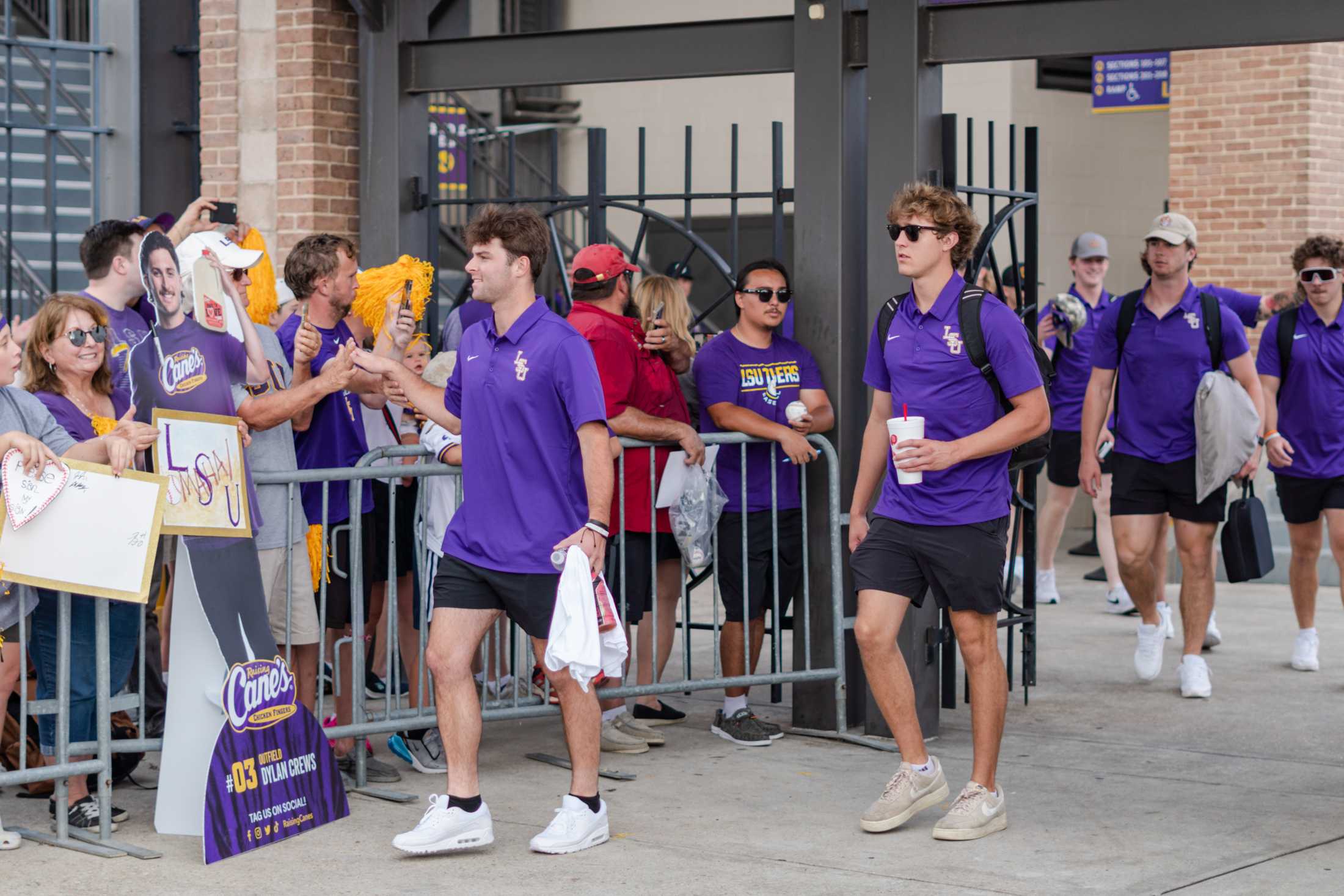 PHOTOS: LSU baseball heads to Omaha as fans cheer them on