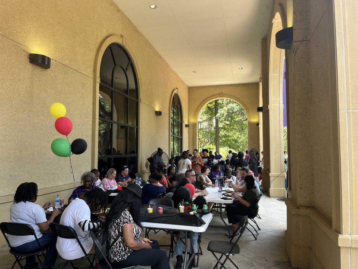 Lunch at the African American Cultural Center's Juneteenth celebration on Friday, June 16.