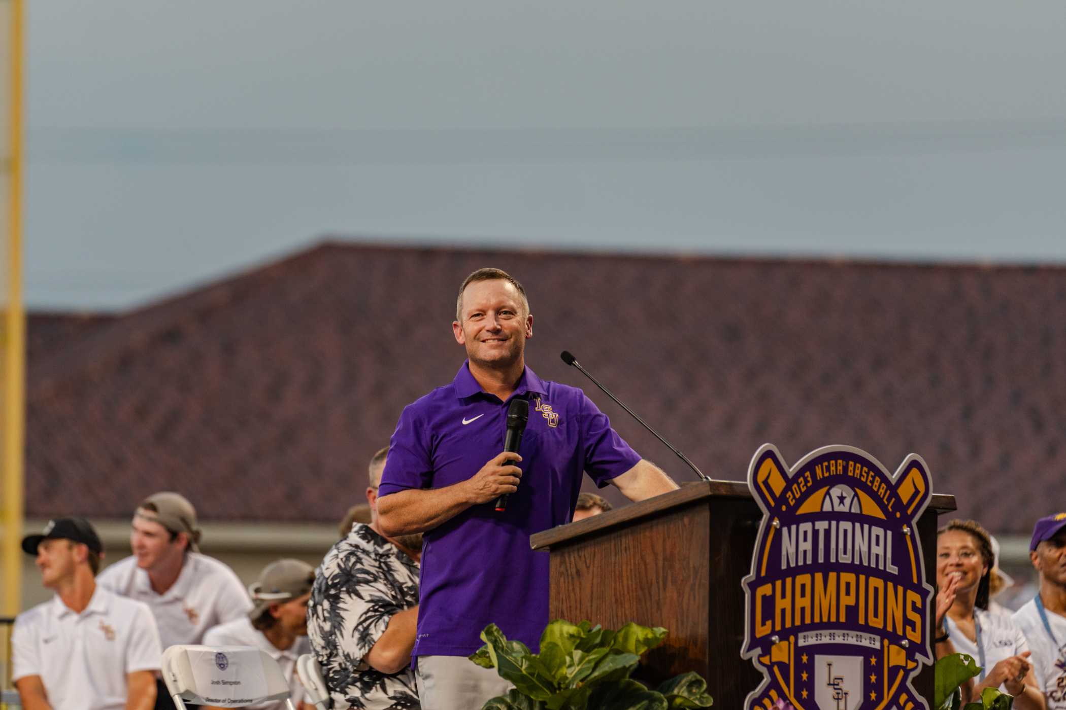 PHOTOS: LSU baseball celebrates its national championship title at Alex Box Stadium