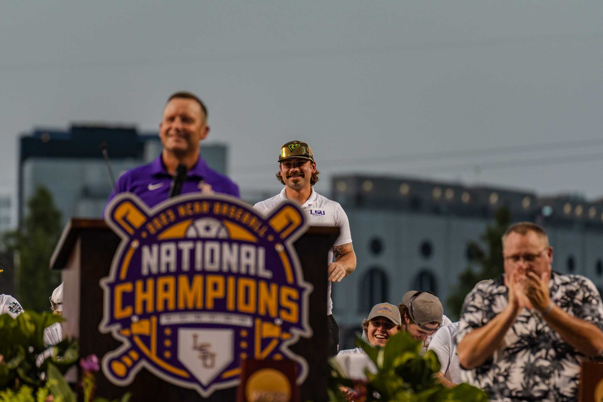 PHOTOS: LSU baseball celebrates its national championship title at Alex Box Stadium