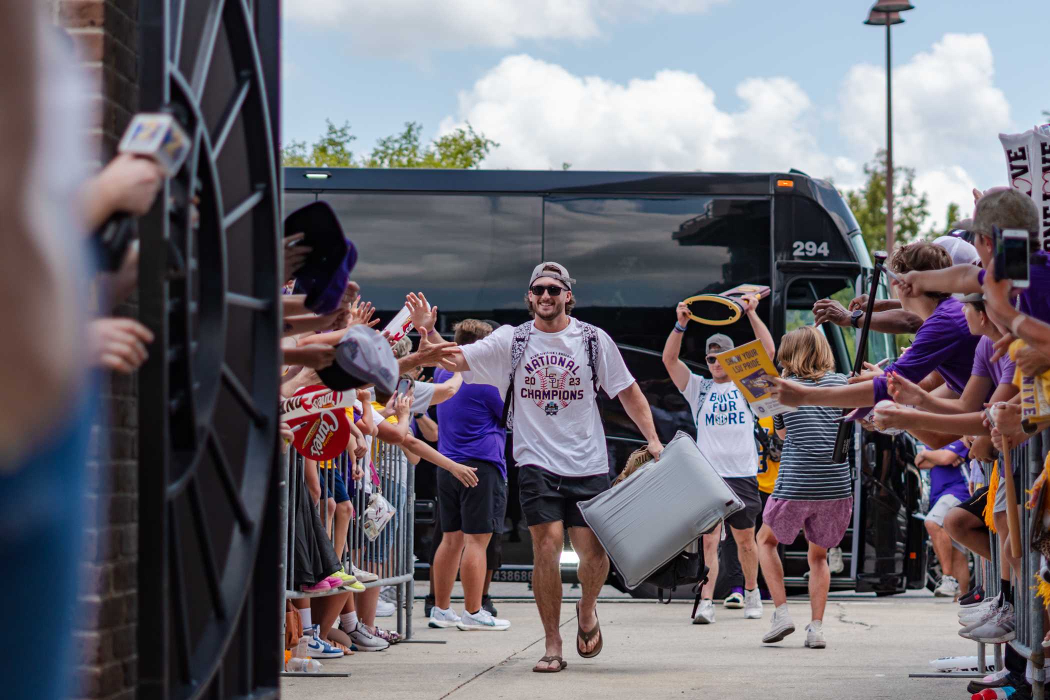 PHOTOS: Fans welcome home the championship LSU baseball team