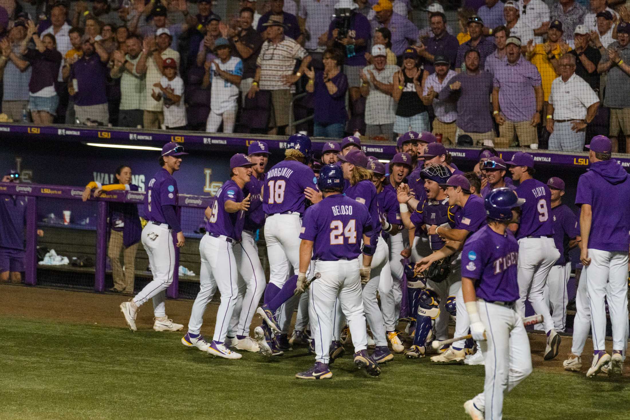 PHOTOS: LSU baseball shuts out Kentucky 14-0 in first game of the Super Regionals