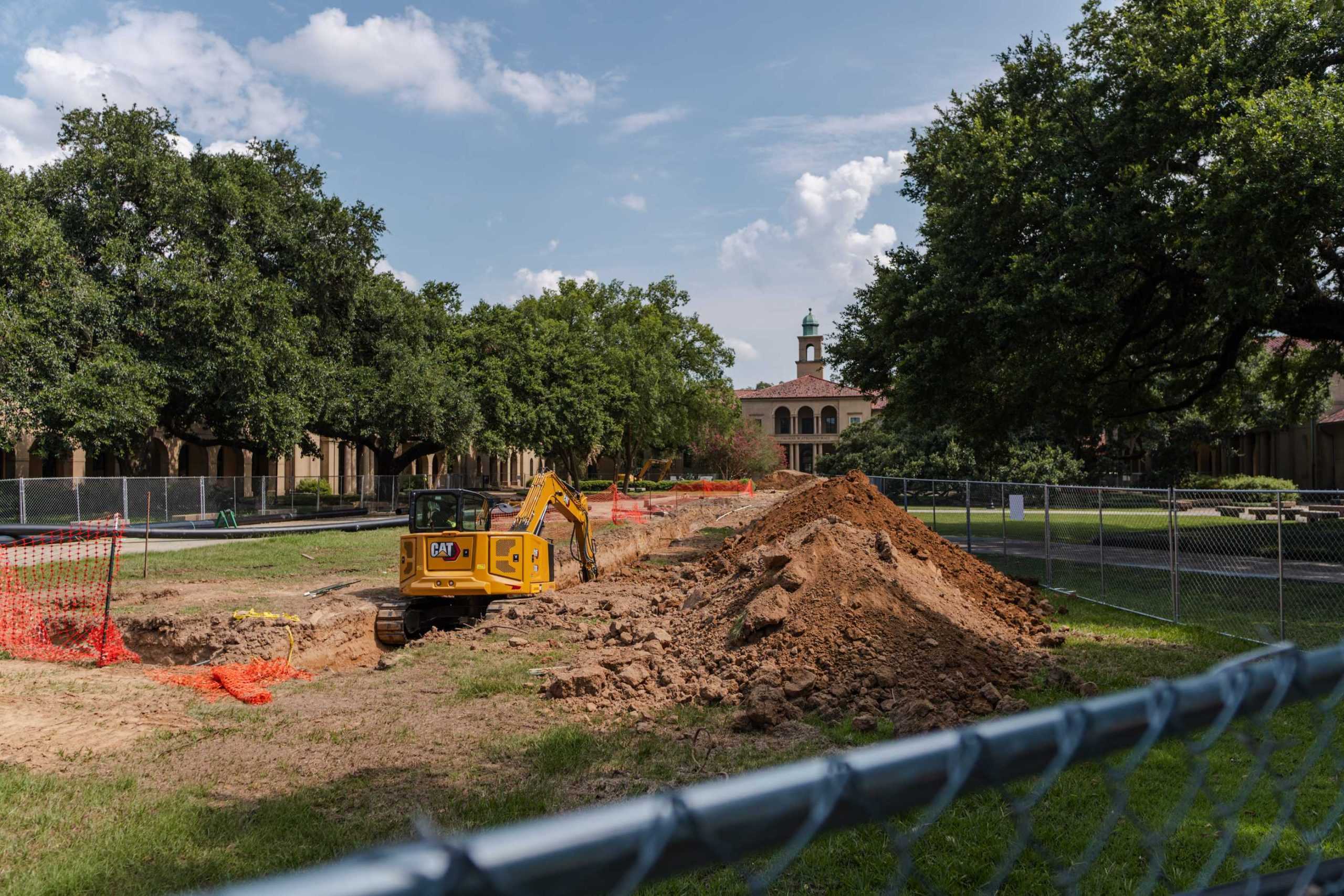 What is the construction at LSU and when will it be done? Here are the projects being worked on