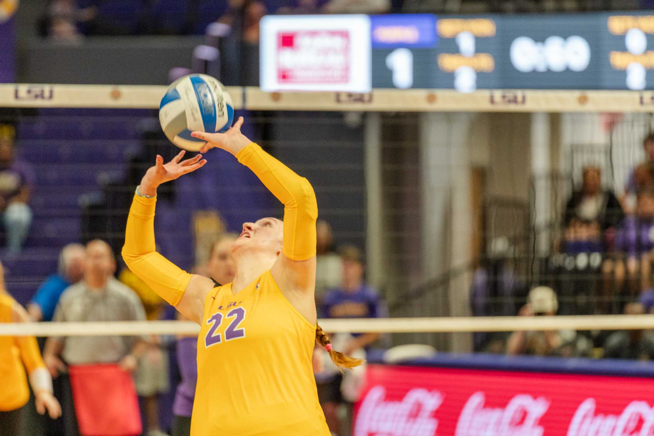 PHOTOS: LSU volleyball holds exhibition match prior to season's start