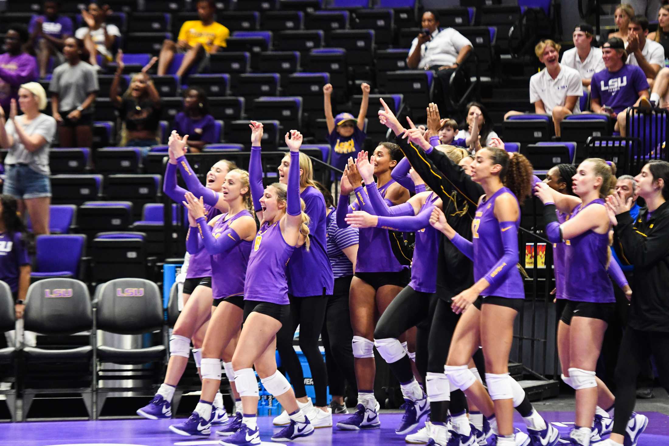 PHOTOS: LSU volleyball defeats UCLA 3-2