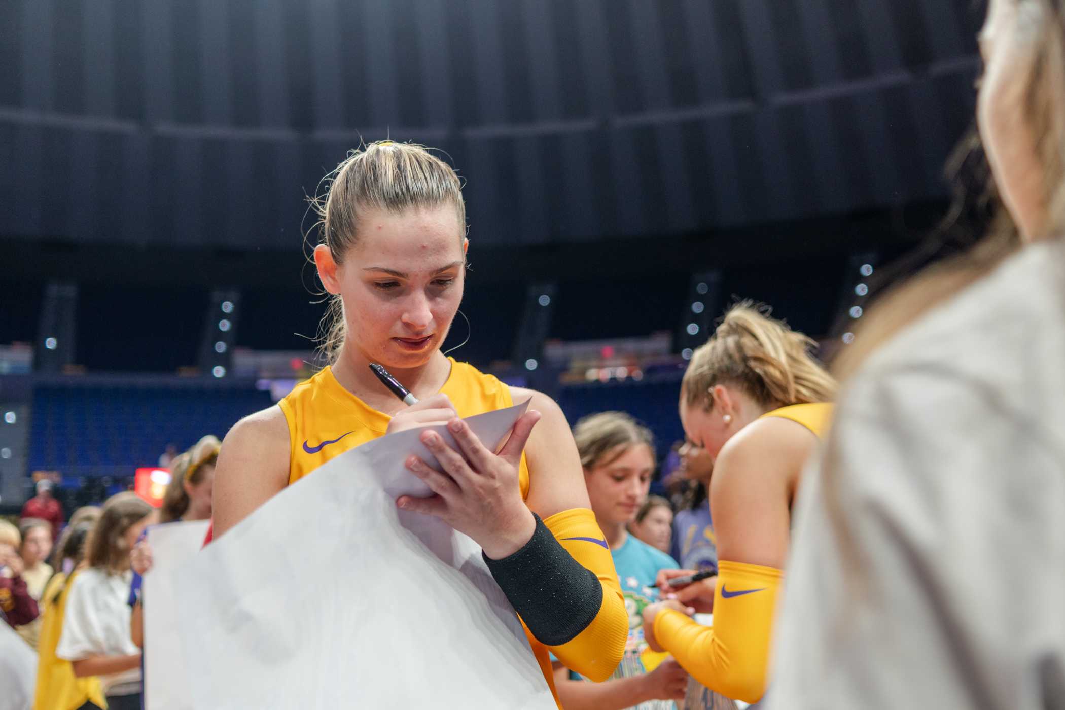 PHOTOS: LSU volleyball holds exhibition match prior to season's start