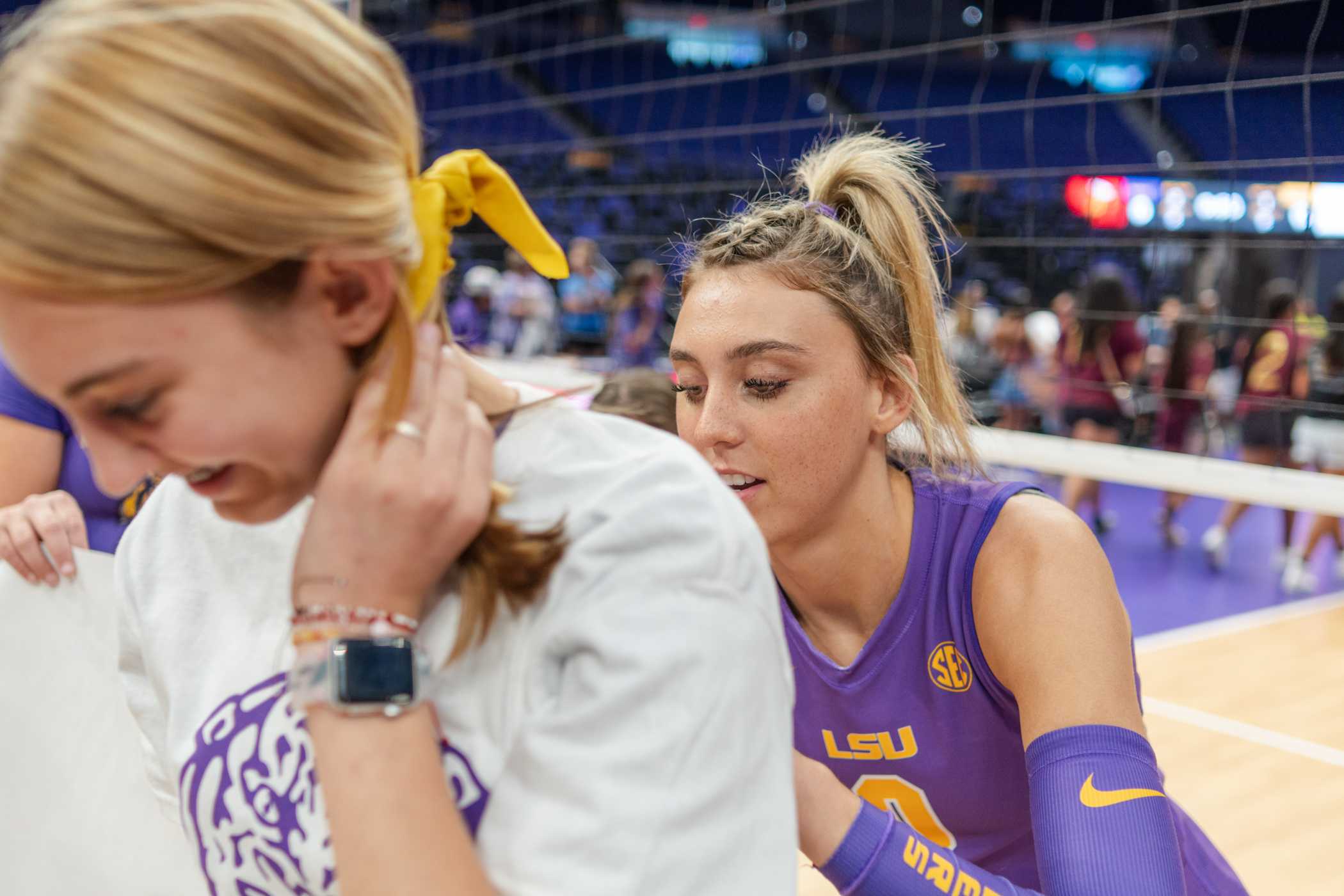 PHOTOS: LSU volleyball holds exhibition match prior to season's start