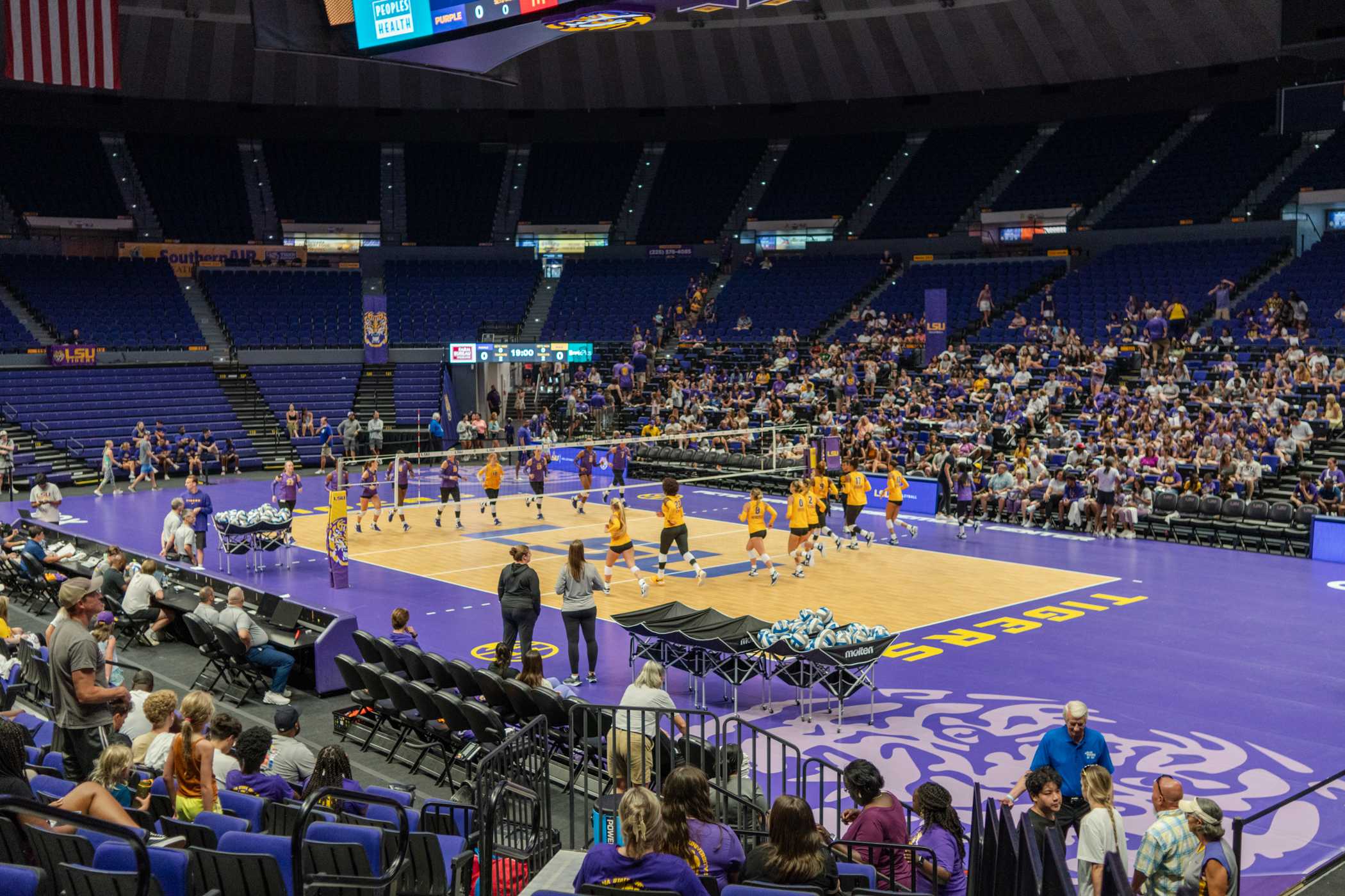 What does Nebraska volleyball have that LSU doesn't, and how does it get there?