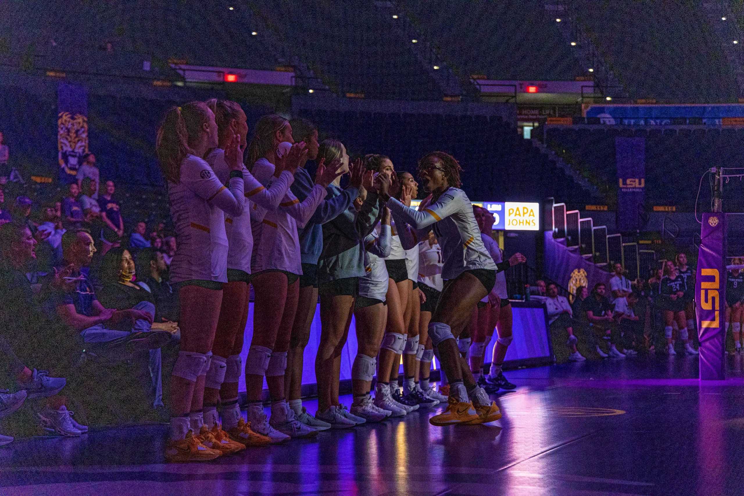 LSU volleyball opens season with Tiger Classic, secures first program win against UCLA in five