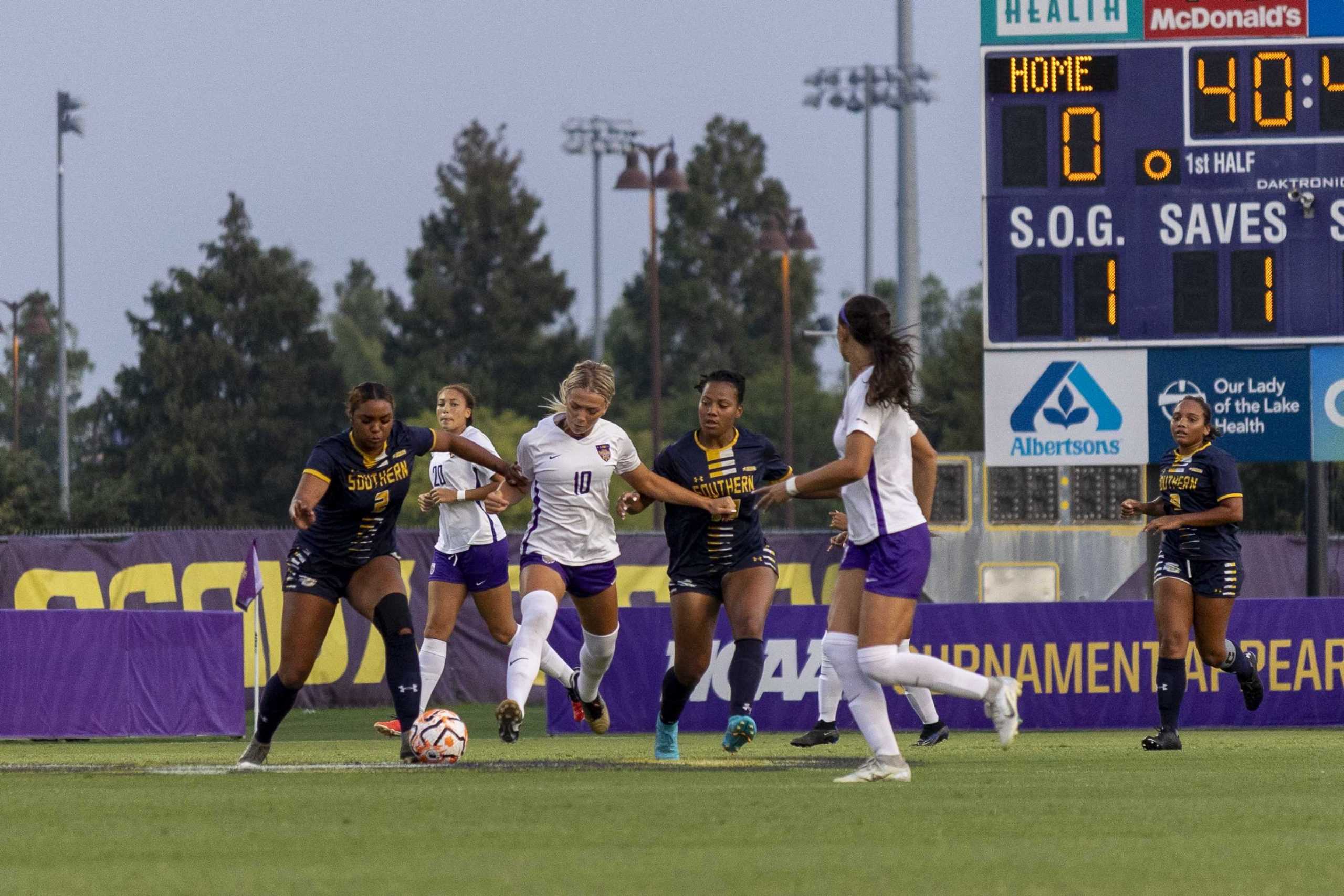 PHOTOS: LSU soccer shuts out Southern 5-0