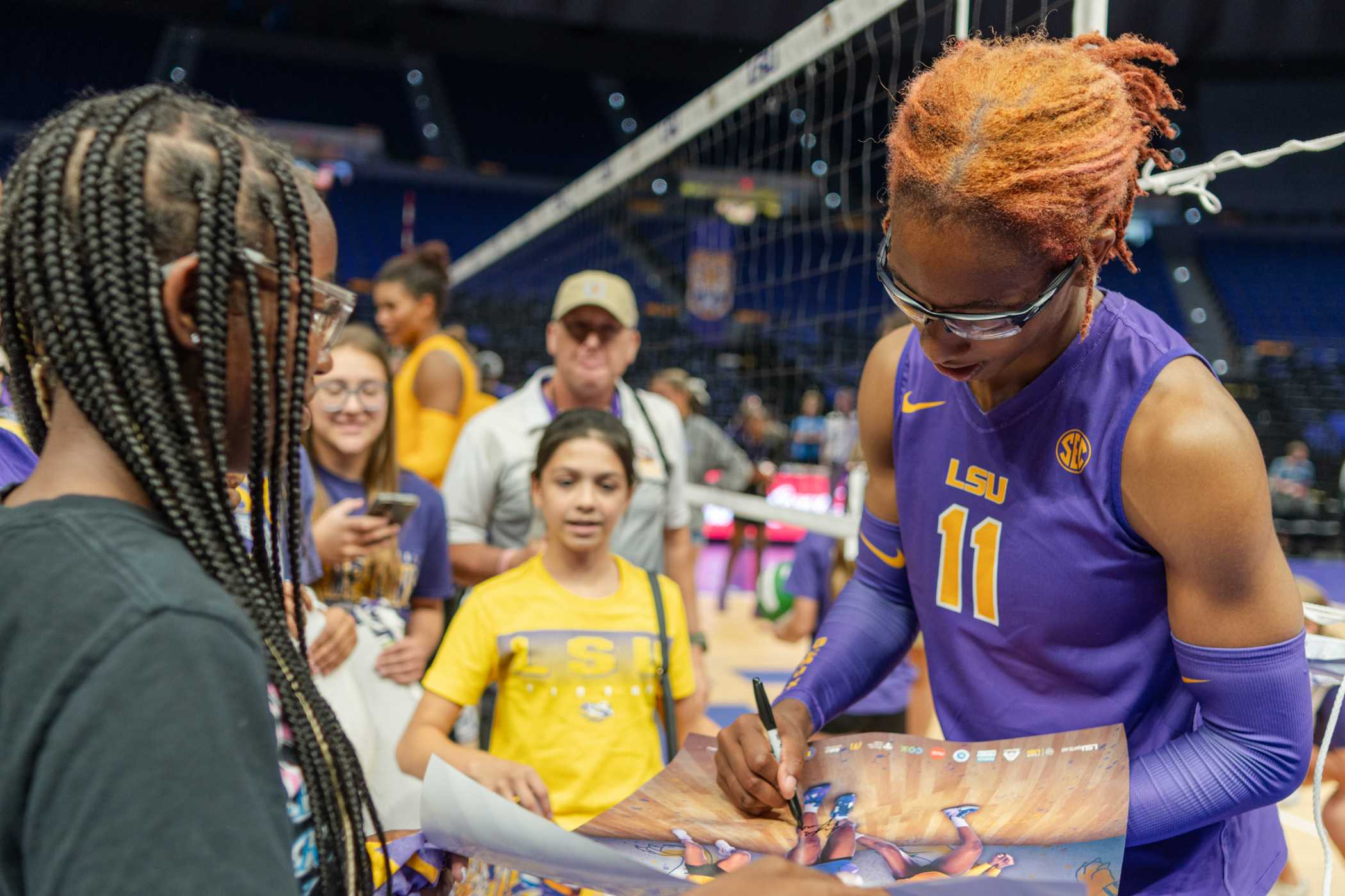 PHOTOS: LSU volleyball holds exhibition match prior to season's start