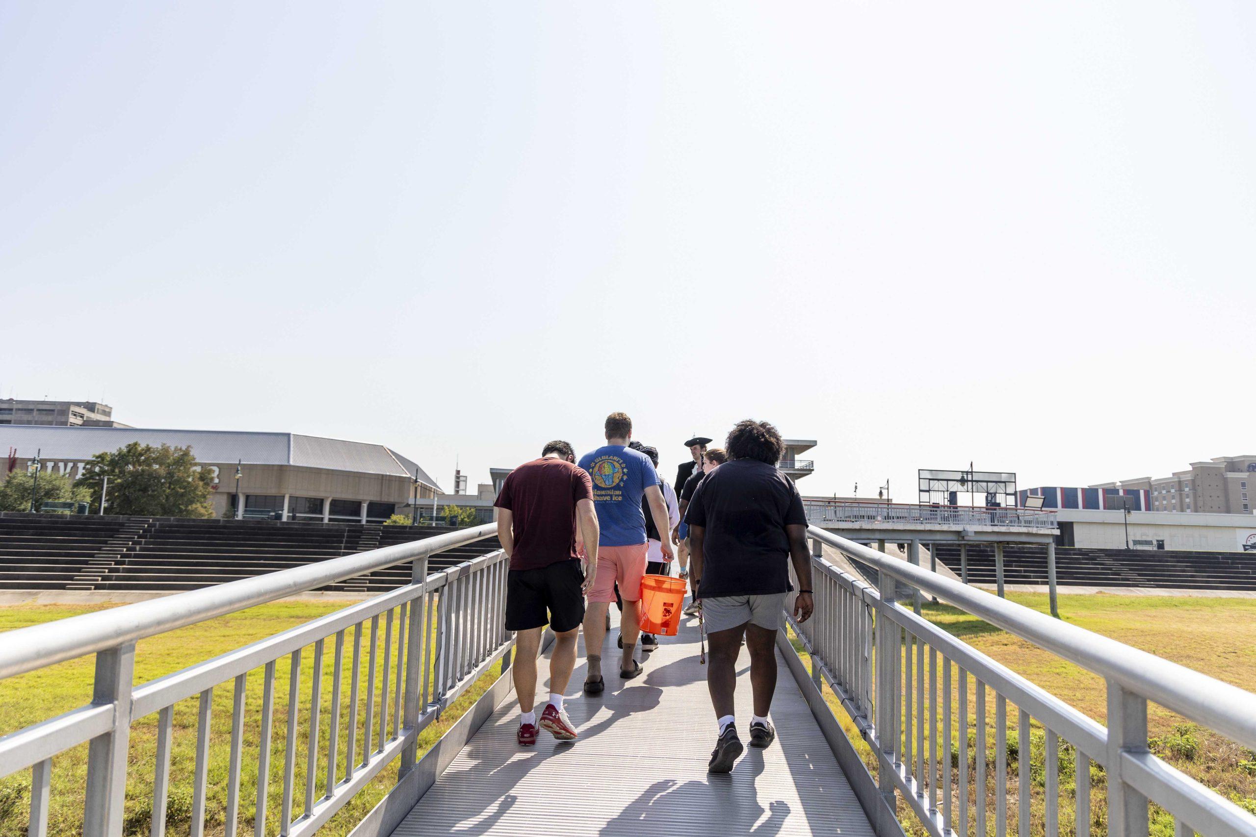 PHOTOS: LSU Public Interest Law Society Day of Service on the USS KIDD