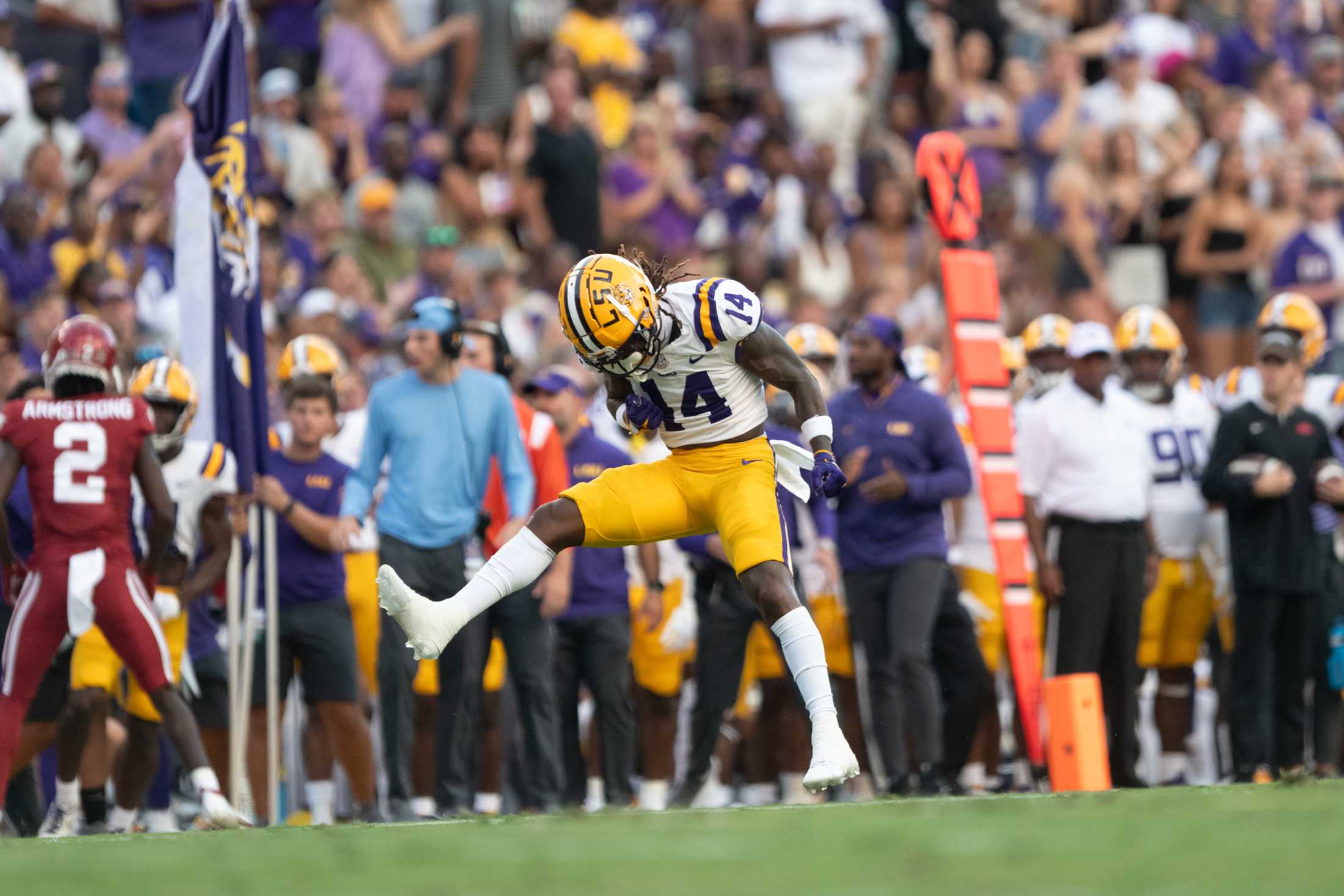 PHOTOS: LSU football defeats Arkansas 34-31