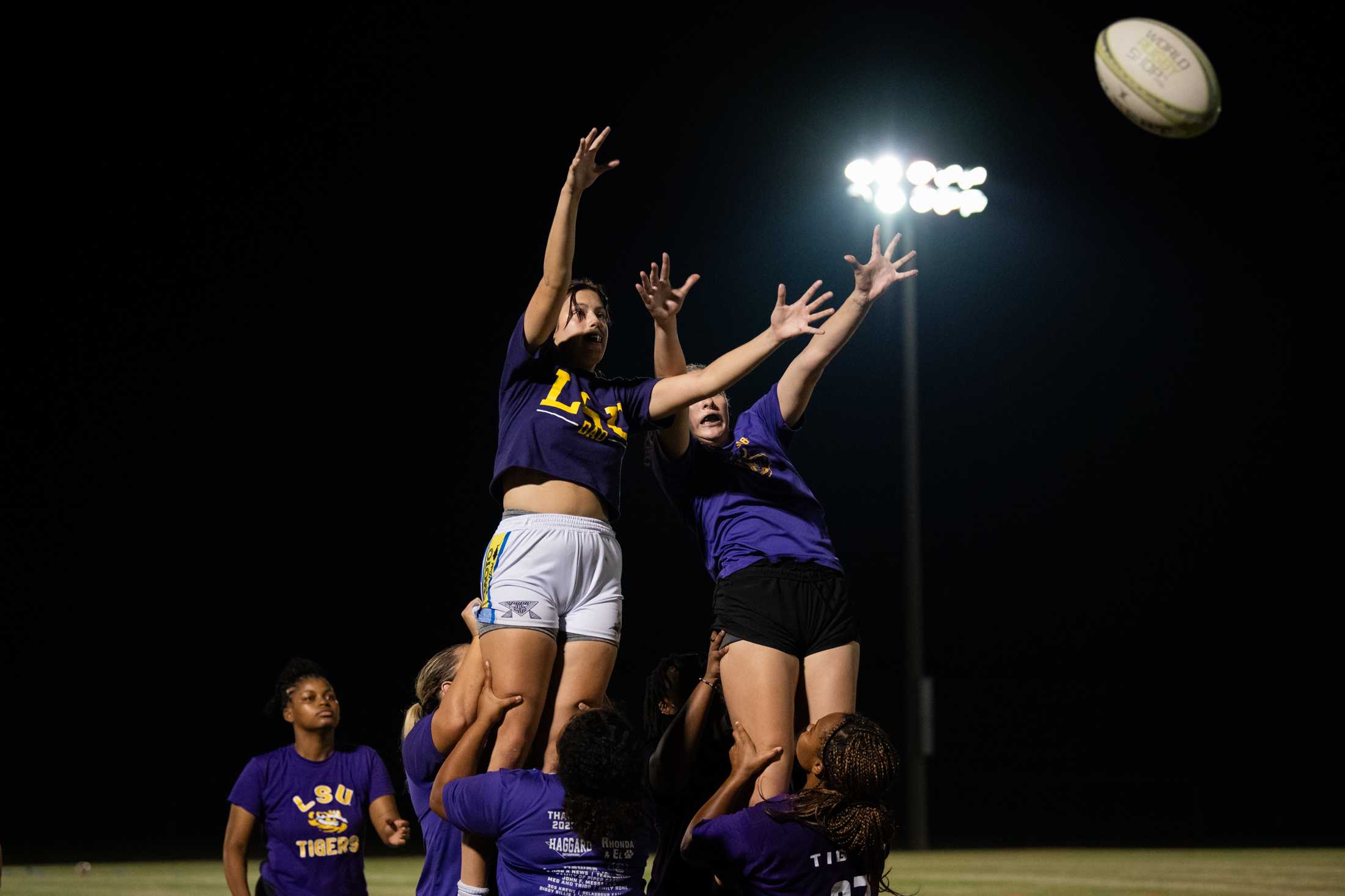 PHOTOS: LSU women's rugby holds practice at UREC Fields