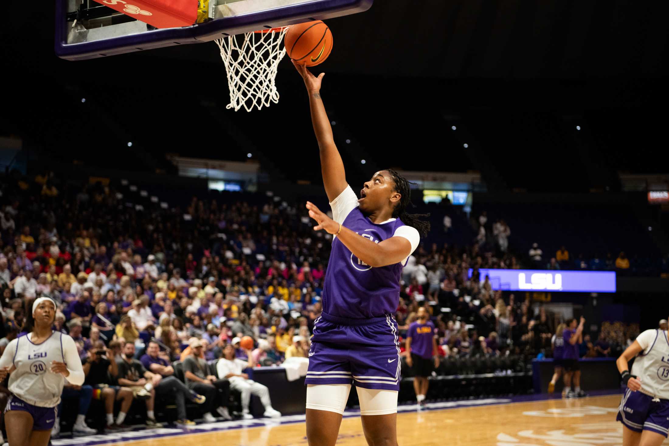 PHOTOS: LSU women's basketball holds practice open to public