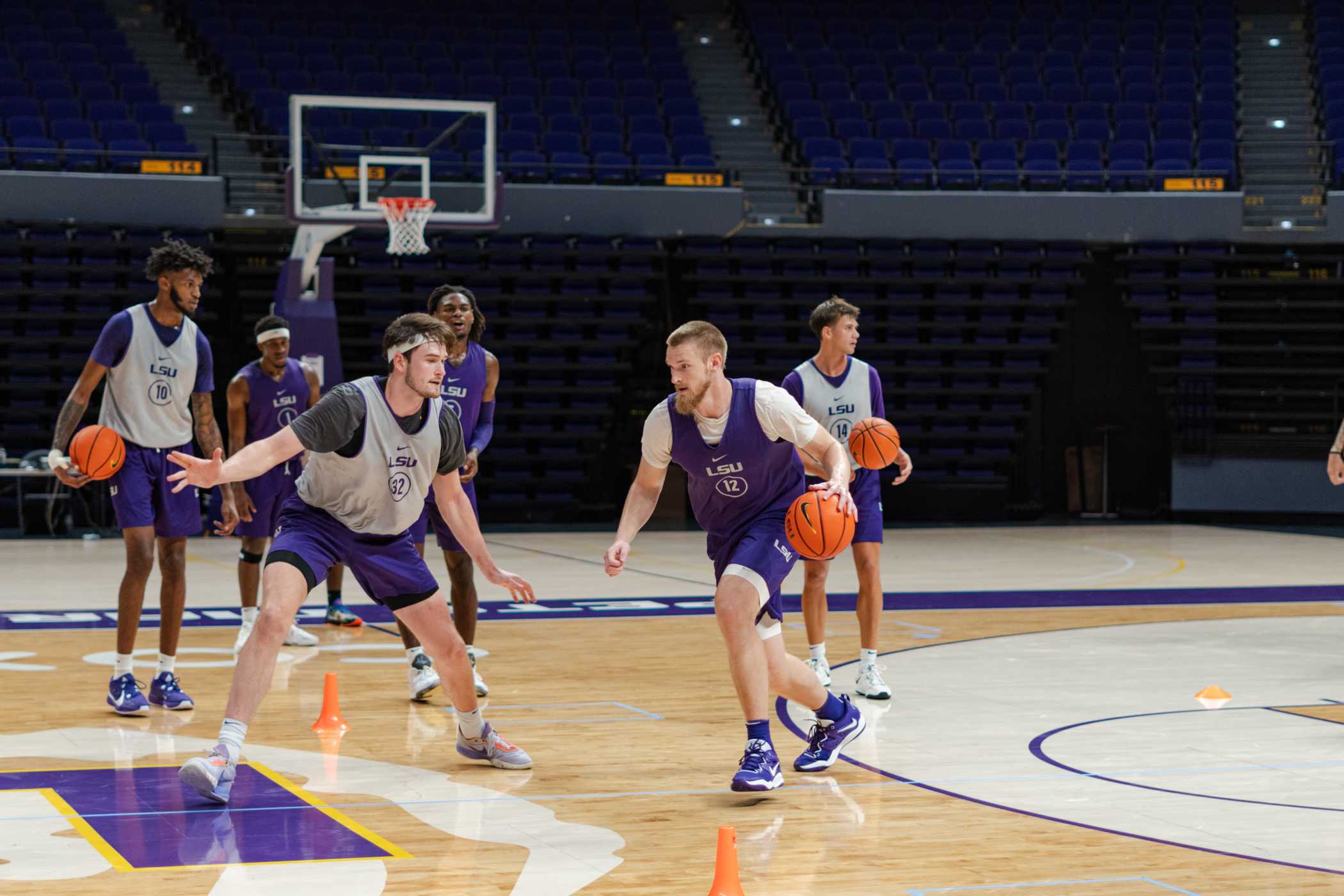 PHOTOS: LSU men's basketball holds first practice