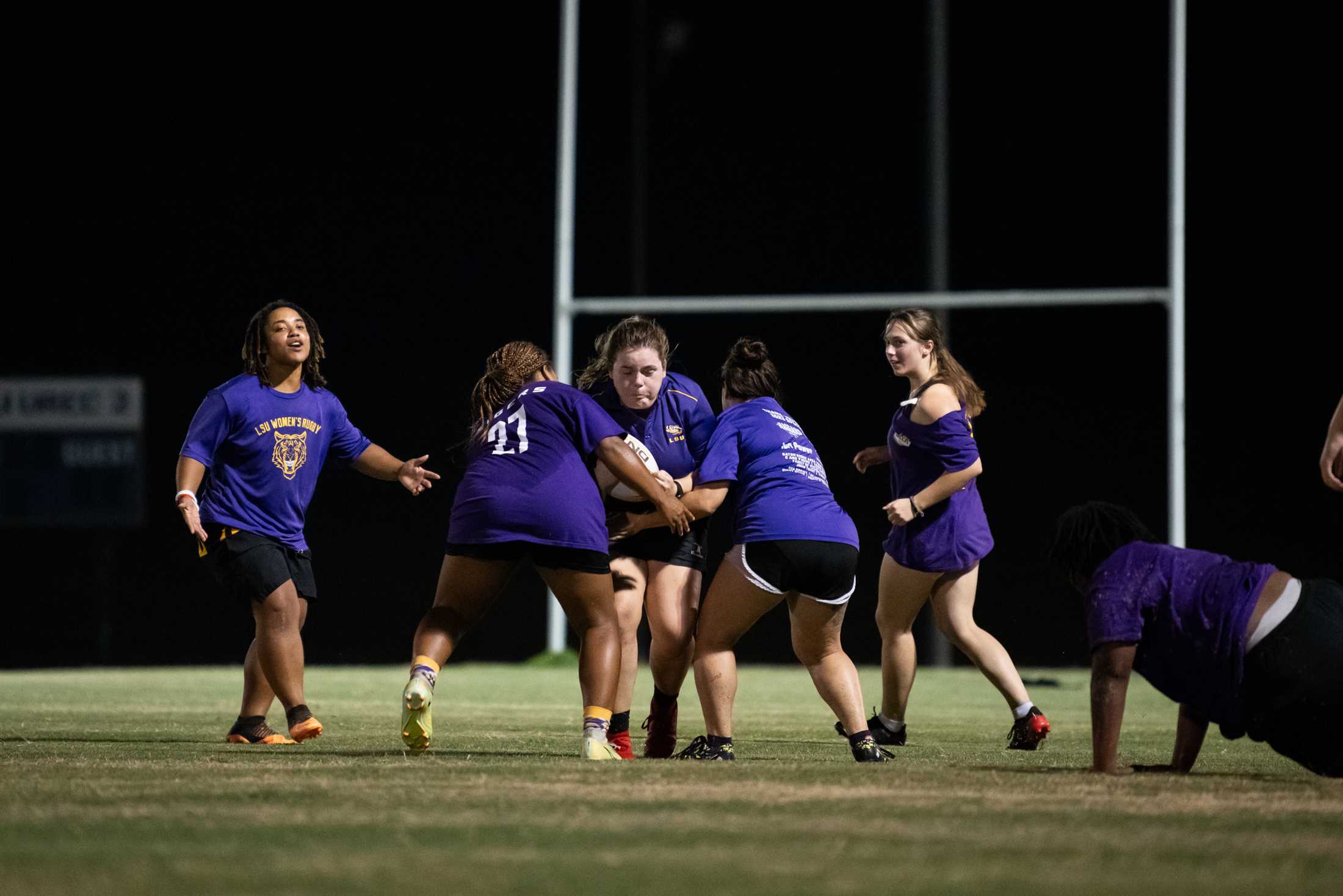 PHOTOS: LSU women's rugby holds practice at UREC Fields