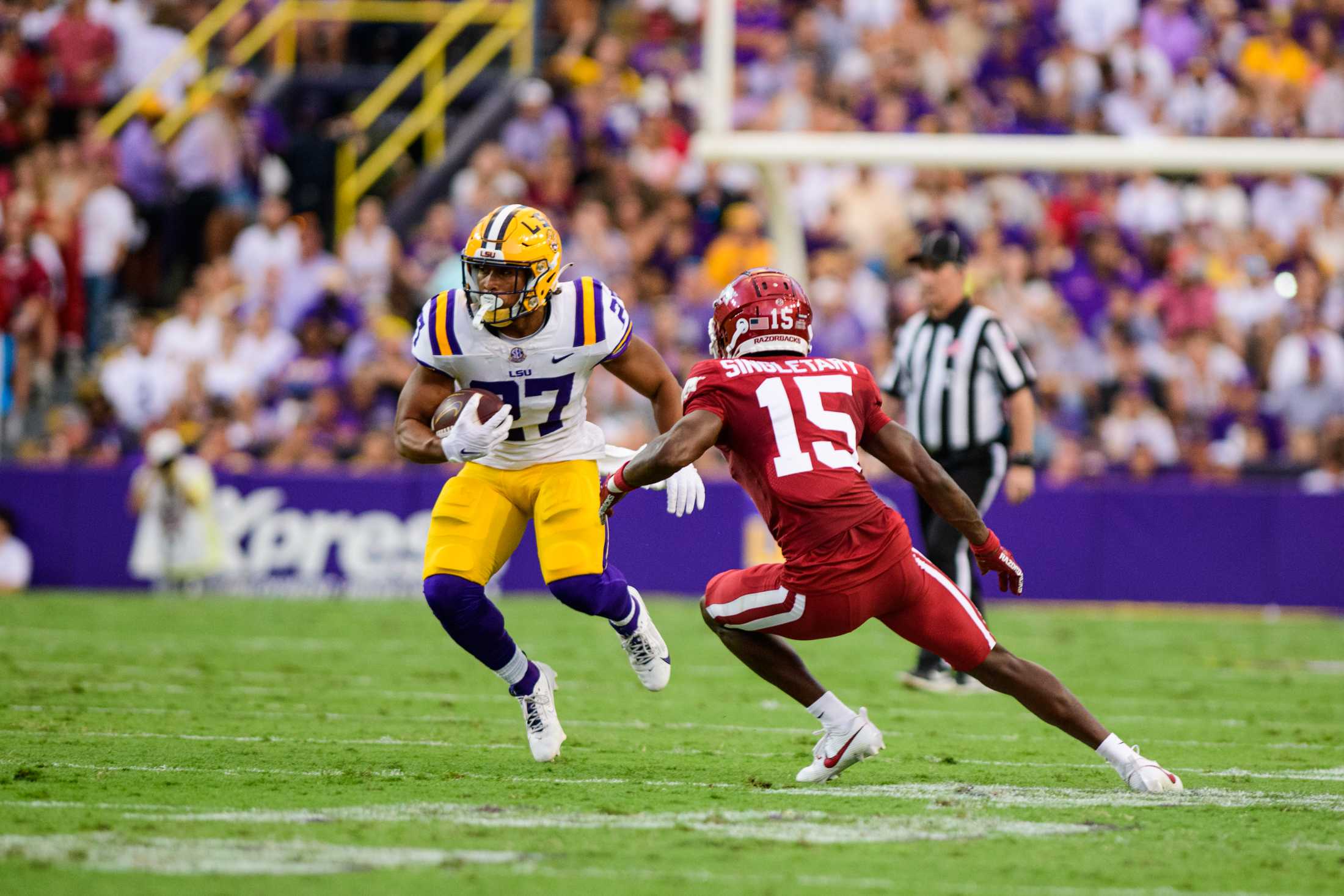 PHOTOS: LSU football defeats Arkansas 34-31