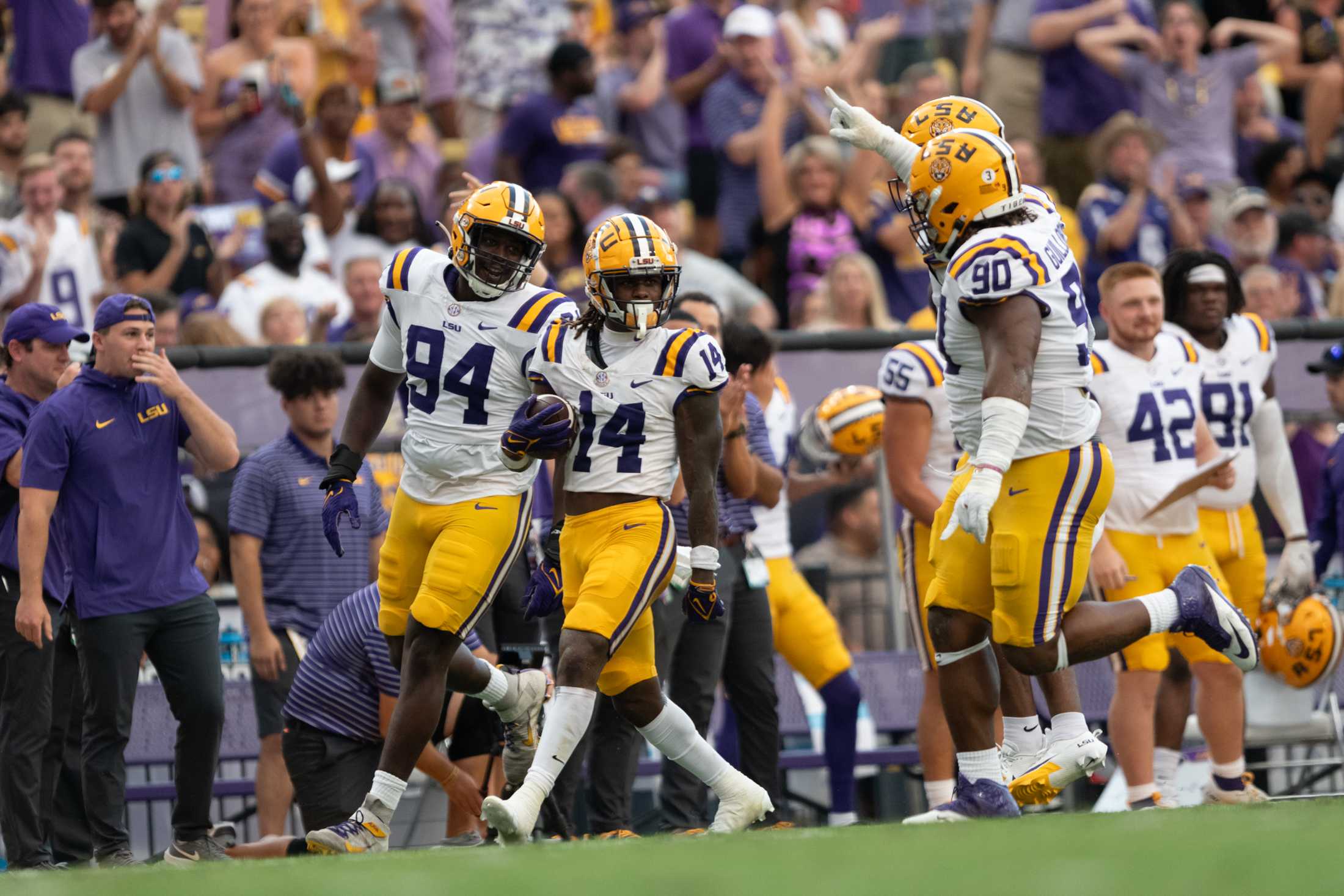 PHOTOS: LSU football defeats Arkansas 34-31