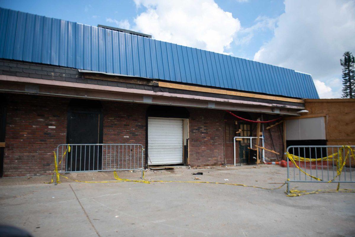 Following its permanent closure, the former site of Tigerland bar Reggie's lies empty on Sept. 23 in Baton Rouge, La.&#160;