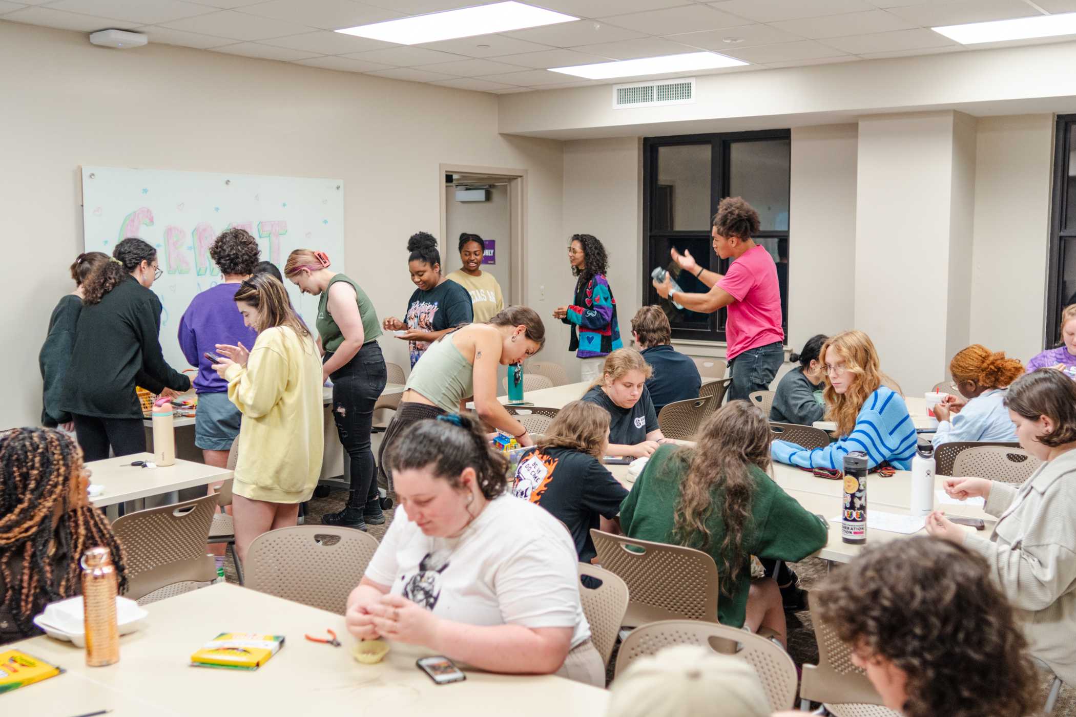 PHOTOS: LSU Feminists in Action holds craft night