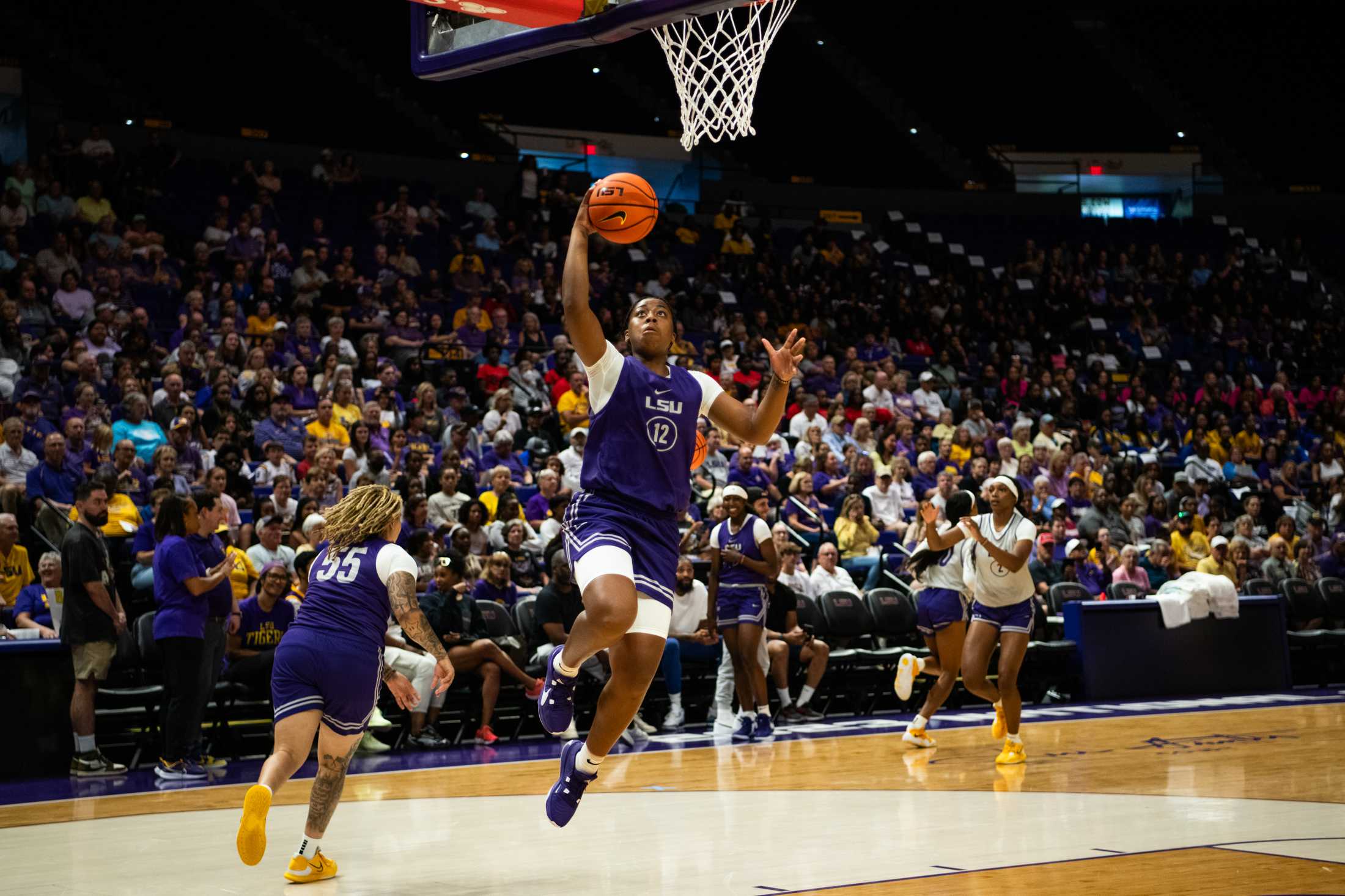 PHOTOS: LSU women's basketball holds practice open to public