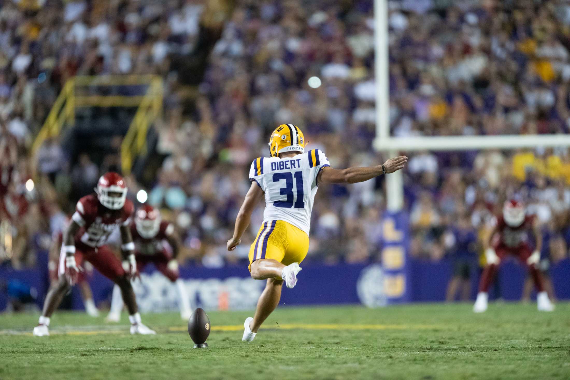 PHOTOS: LSU football defeats Arkansas 34-31