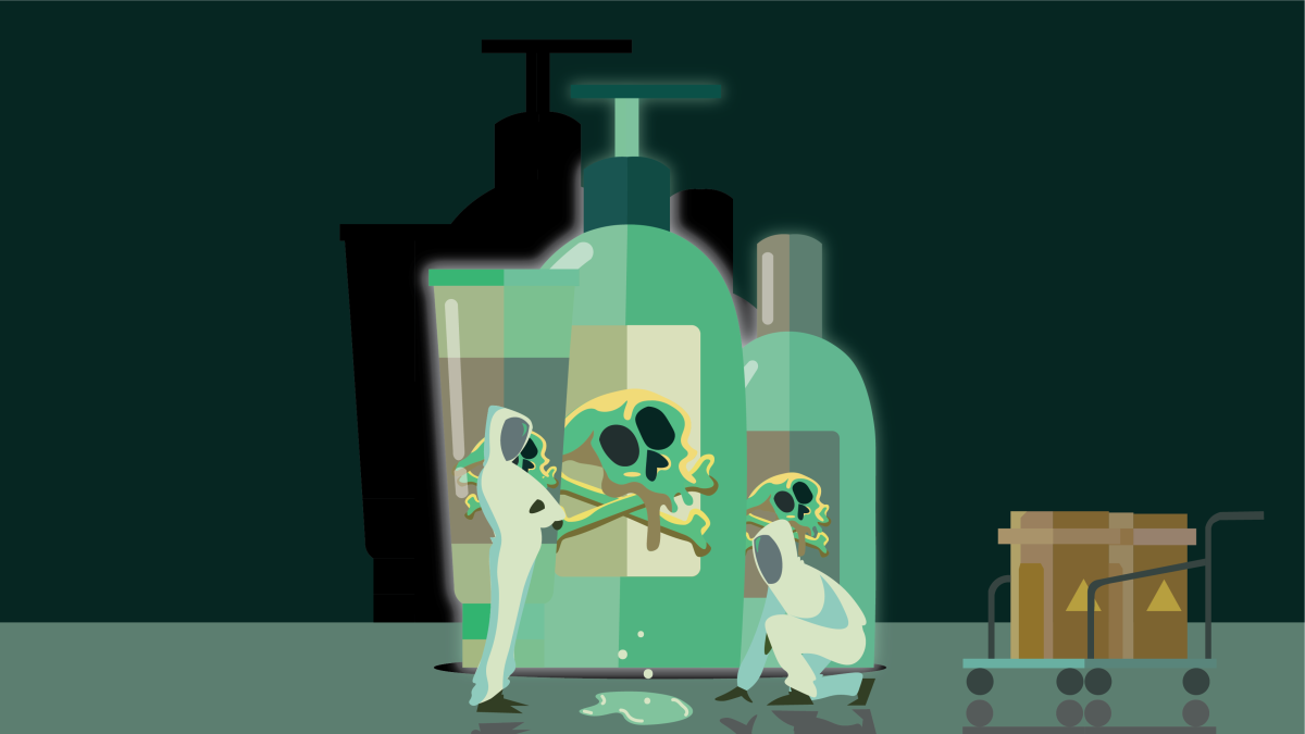 Shampoo Toxic Chemicals Graphic