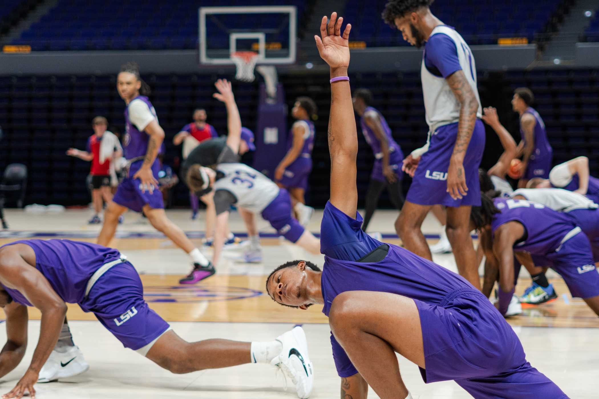 PHOTOS: LSU men's basketball holds first practice