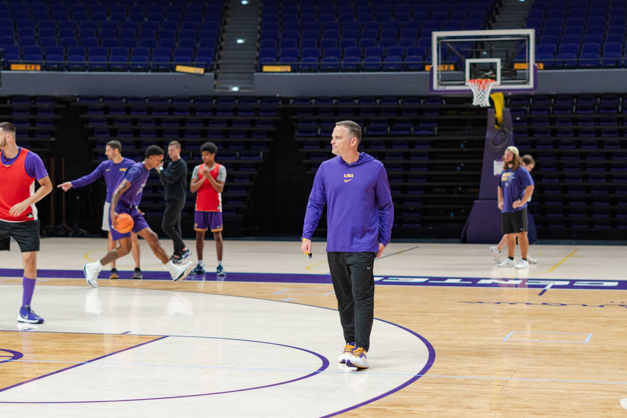 PHOTOS: LSU men's basketball holds first practice