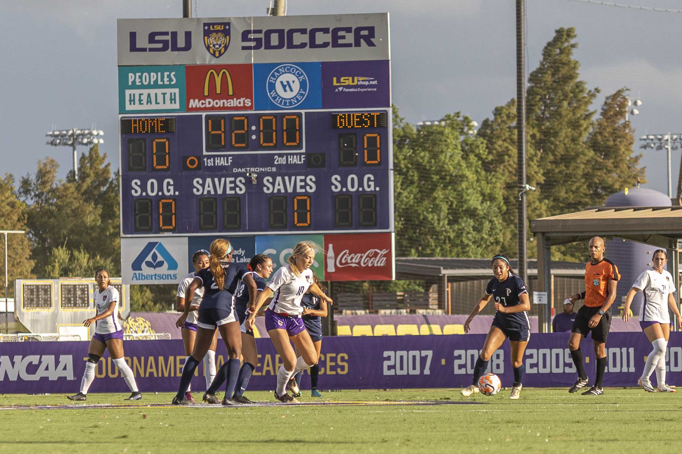 PHOTOS: LSU soccer ties Pepperdine 2-2 after weather delay