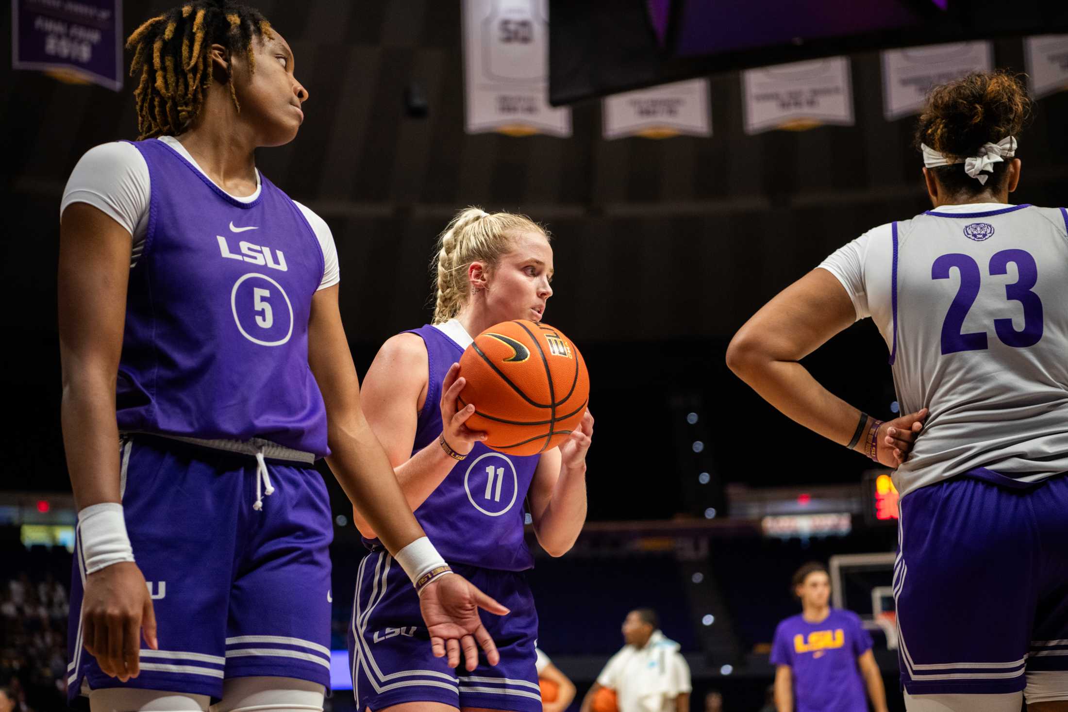 PHOTOS: LSU women's basketball holds practice open to public