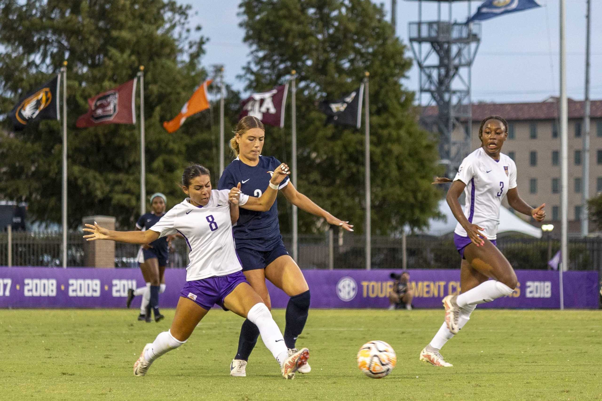 PHOTOS: LSU soccer ties Pepperdine 2-2 after weather delay