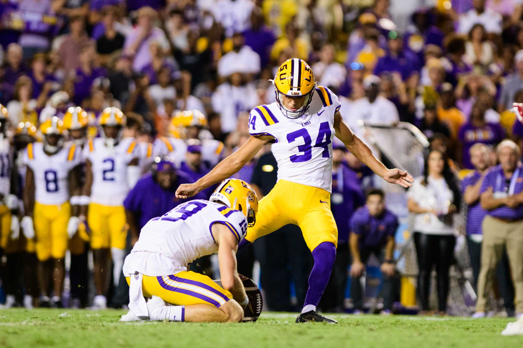 PHOTOS: LSU football defeats Arkansas 34-31