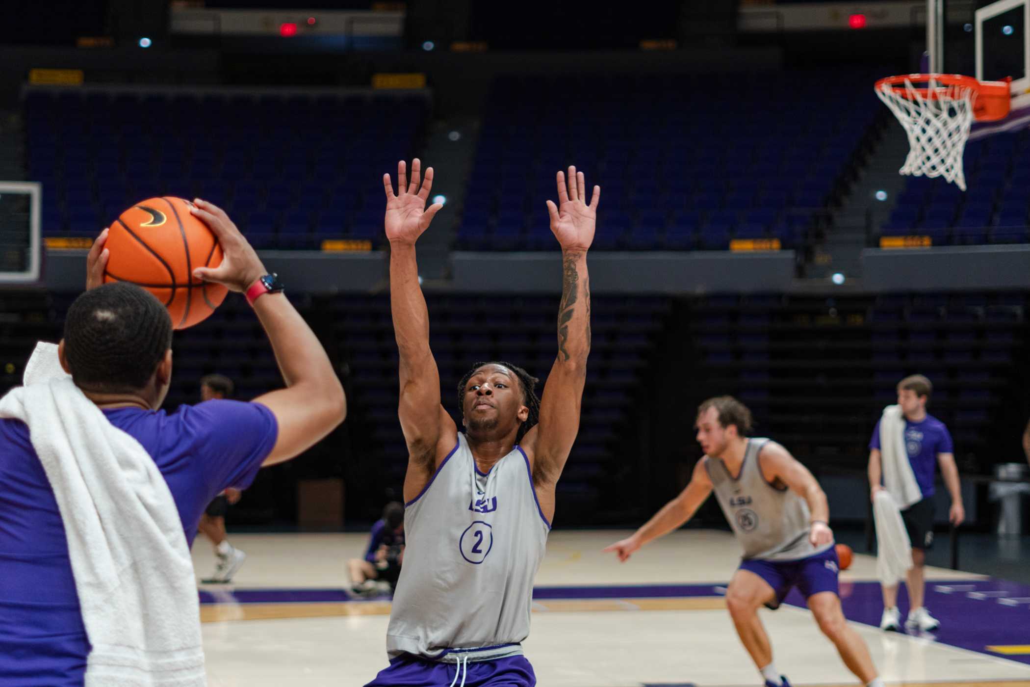 PHOTOS: LSU men's basketball holds first practice